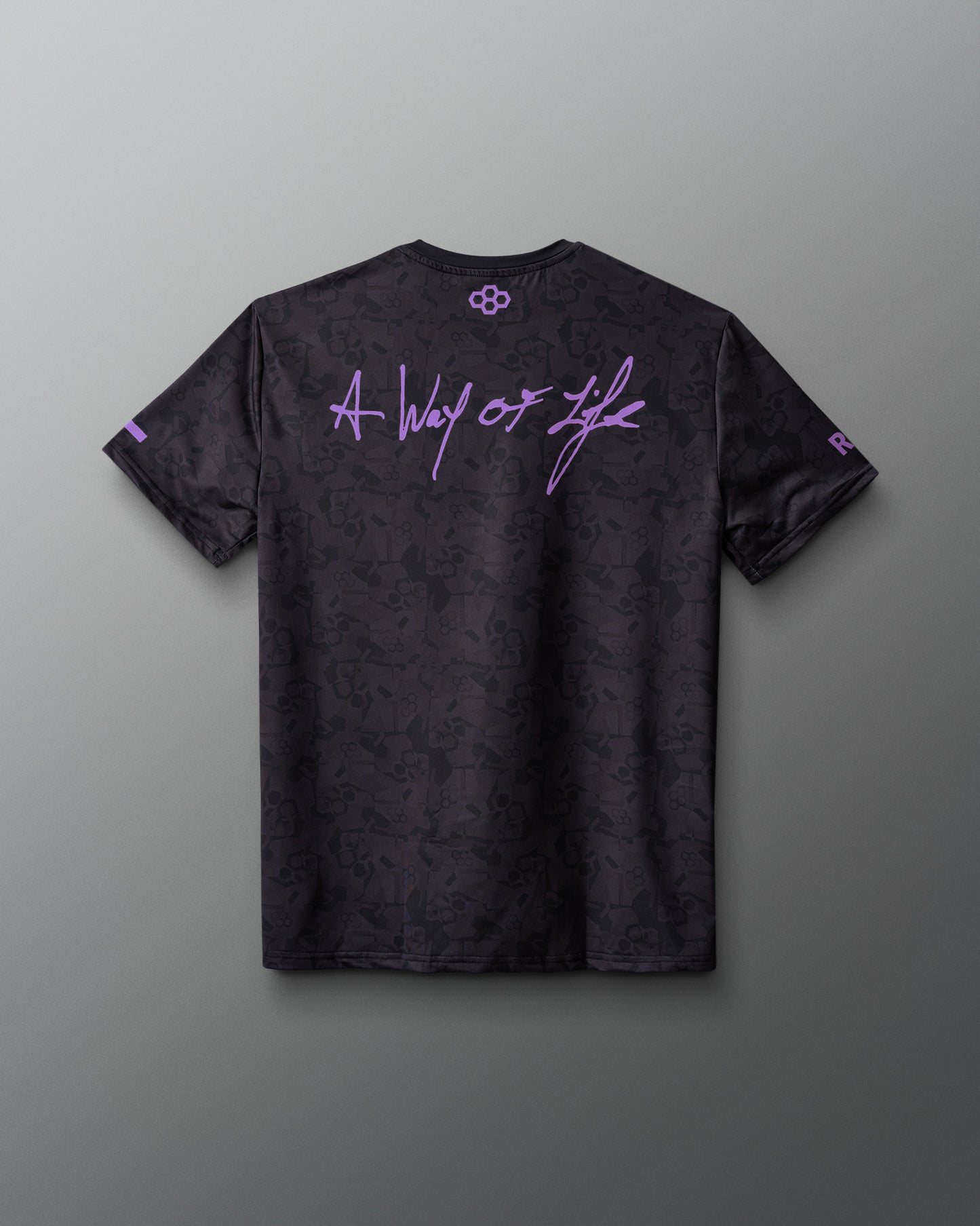 Wrestling Wordmark Black Camo Sublimated T-Shirt