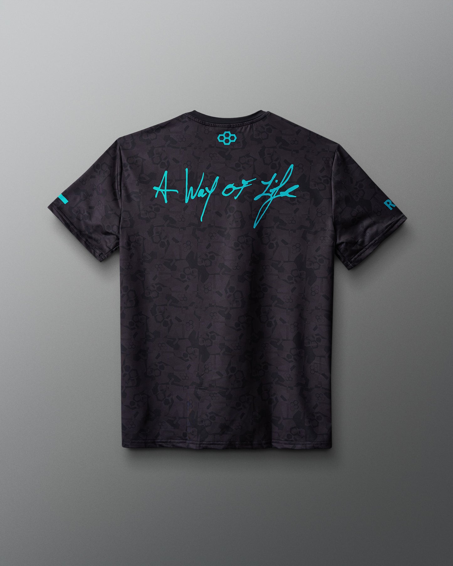 Wrestling Wordmark Black Camo Sublimated T-Shirt
