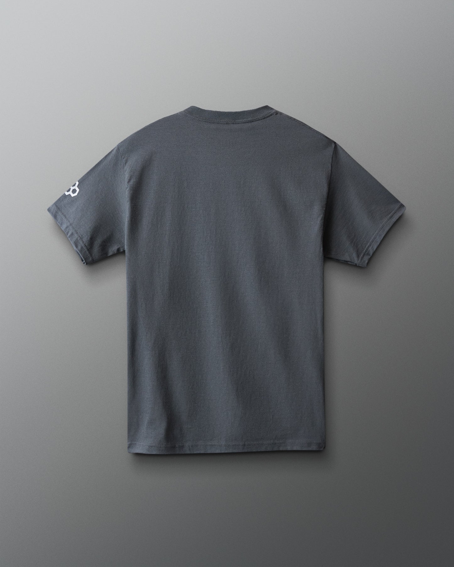 Gray t-shirt on a gray background