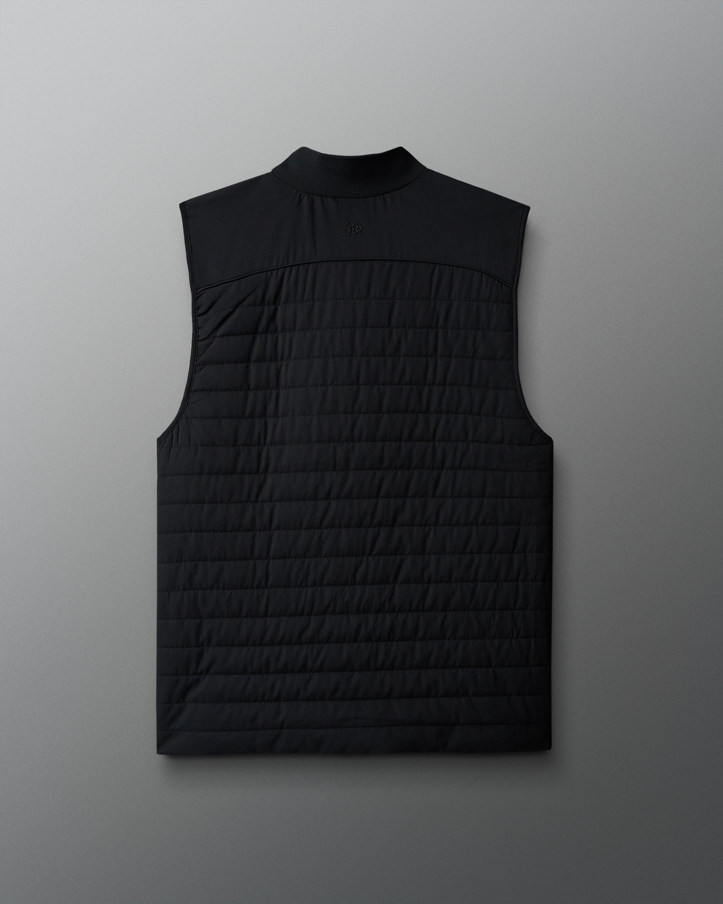back view of puffer vest.