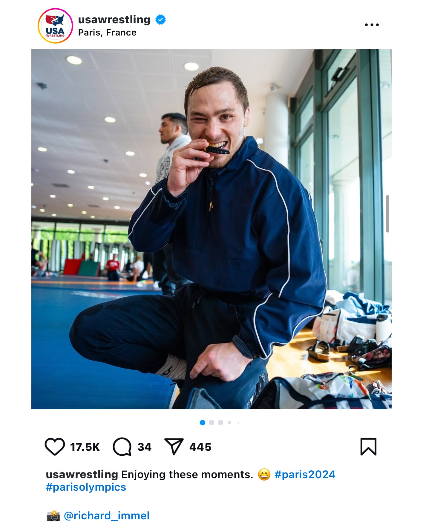 RUDIS 1/4 Zip Windbreaker - Navy