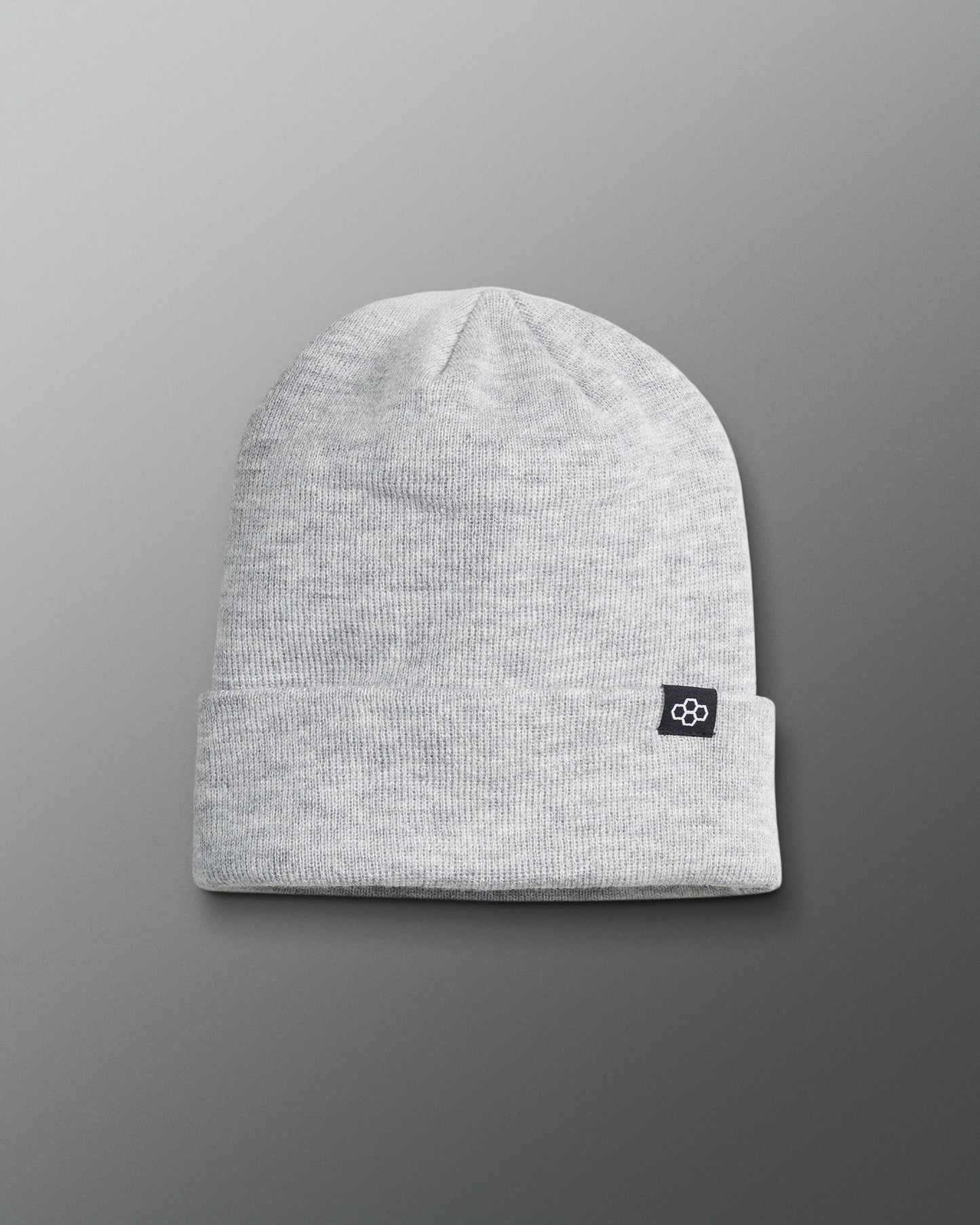 Fold Over Beanie - Gray