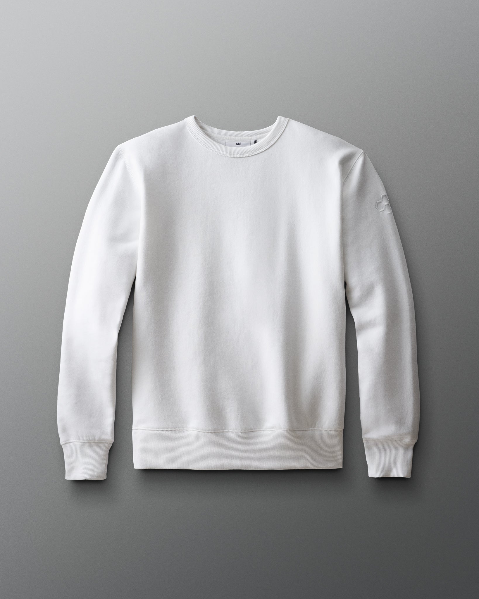 Comfort Fleece Crewneck White RUDIS