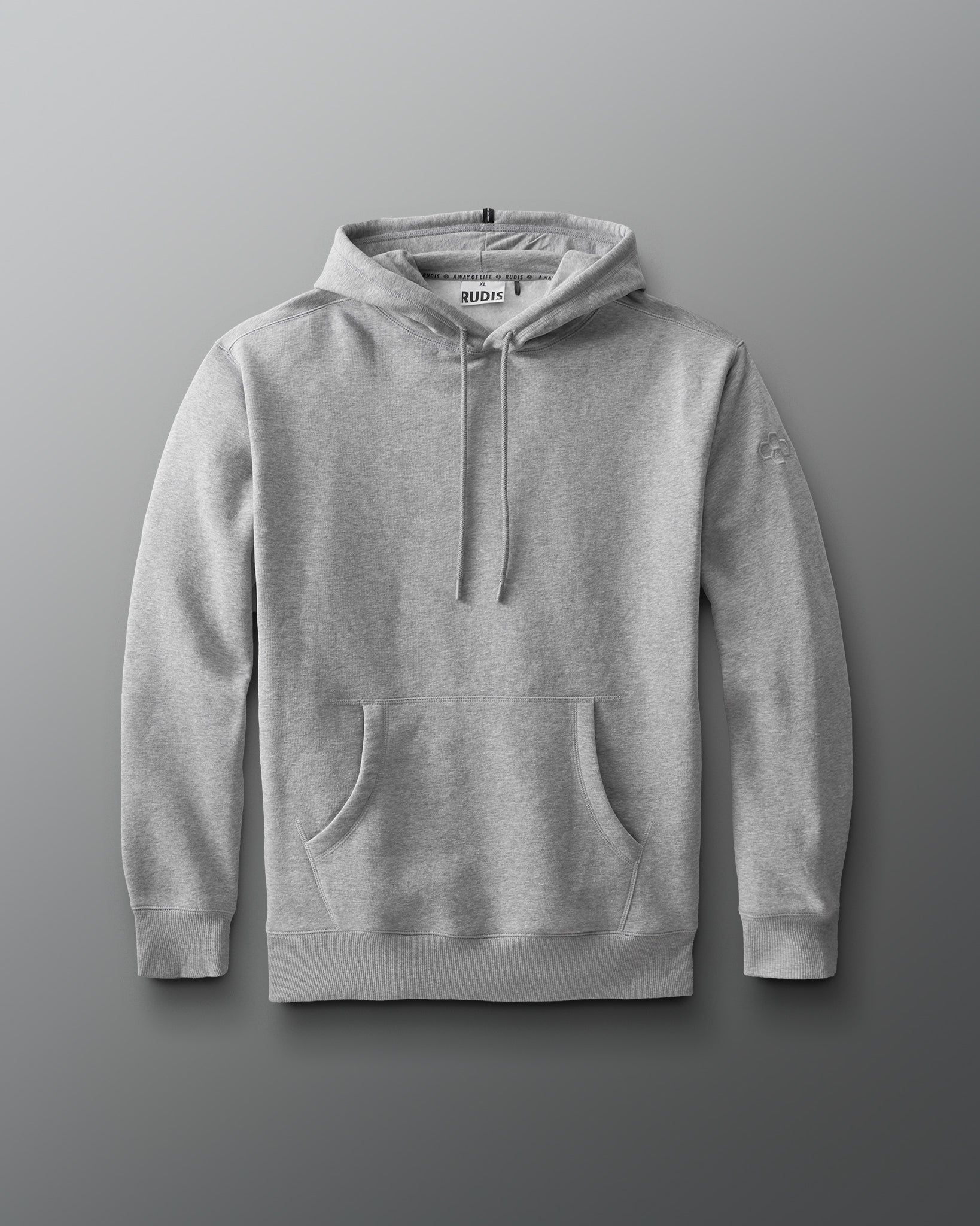 Comfort Fleece Hoodie Gray RUDIS