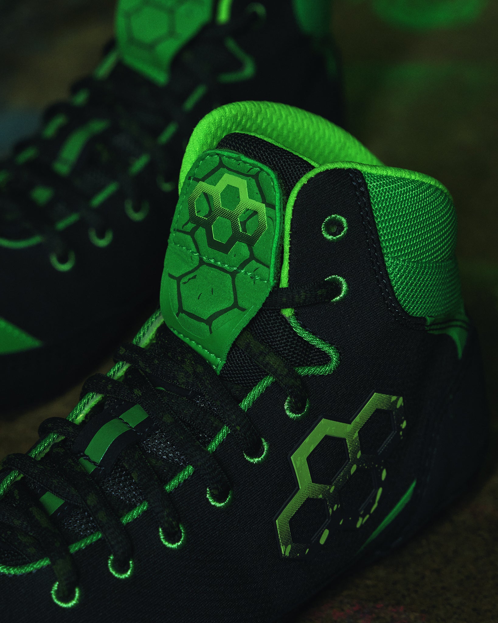 TMNT Colt 4.0 Adult Wrestling Shoes - Dark Turtle | RUDIS
