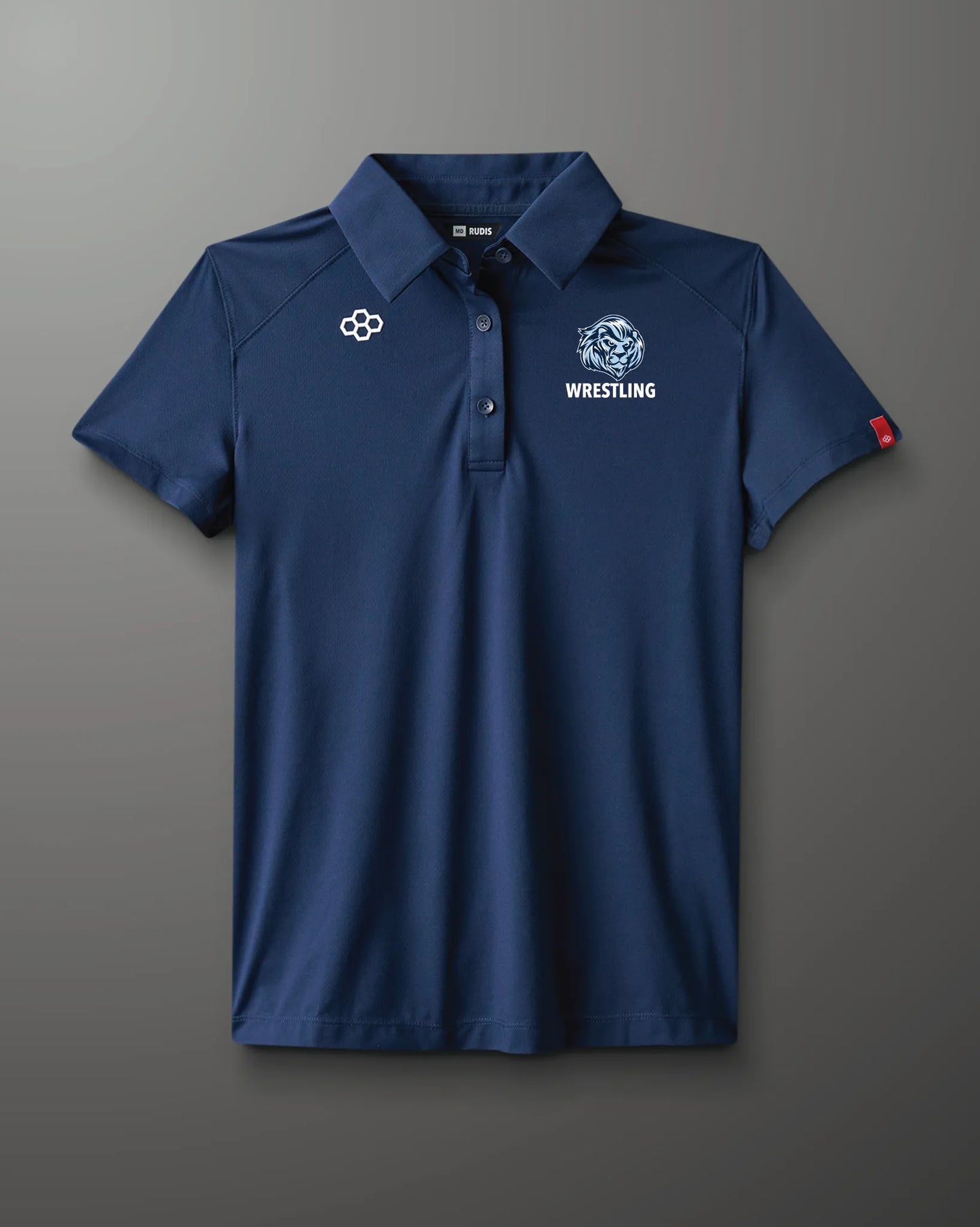 RUDIS Women's Classic Performance Hex Polo - Navy