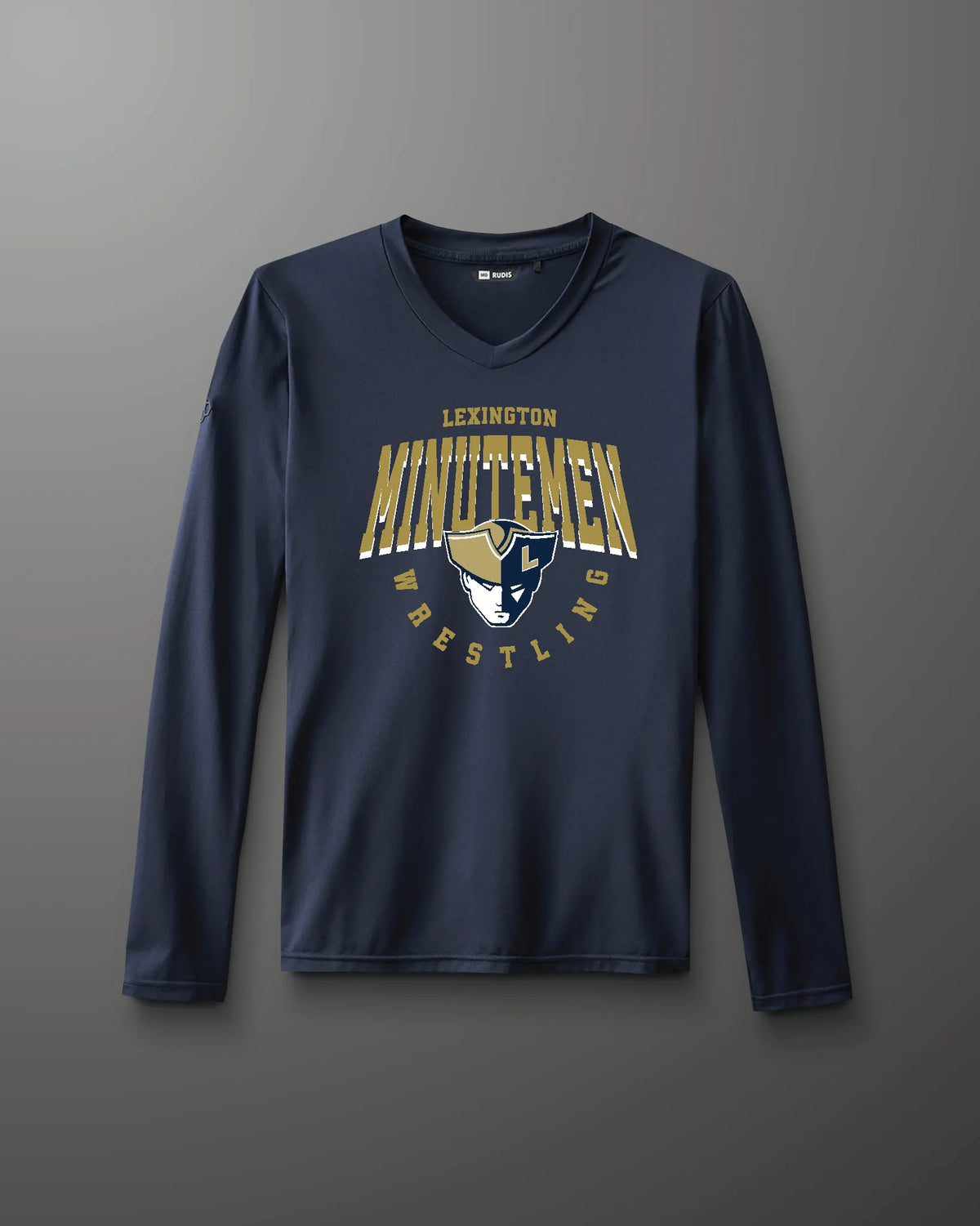 RUDIS Performance Women's V-Neck Long Sleeve - Navy