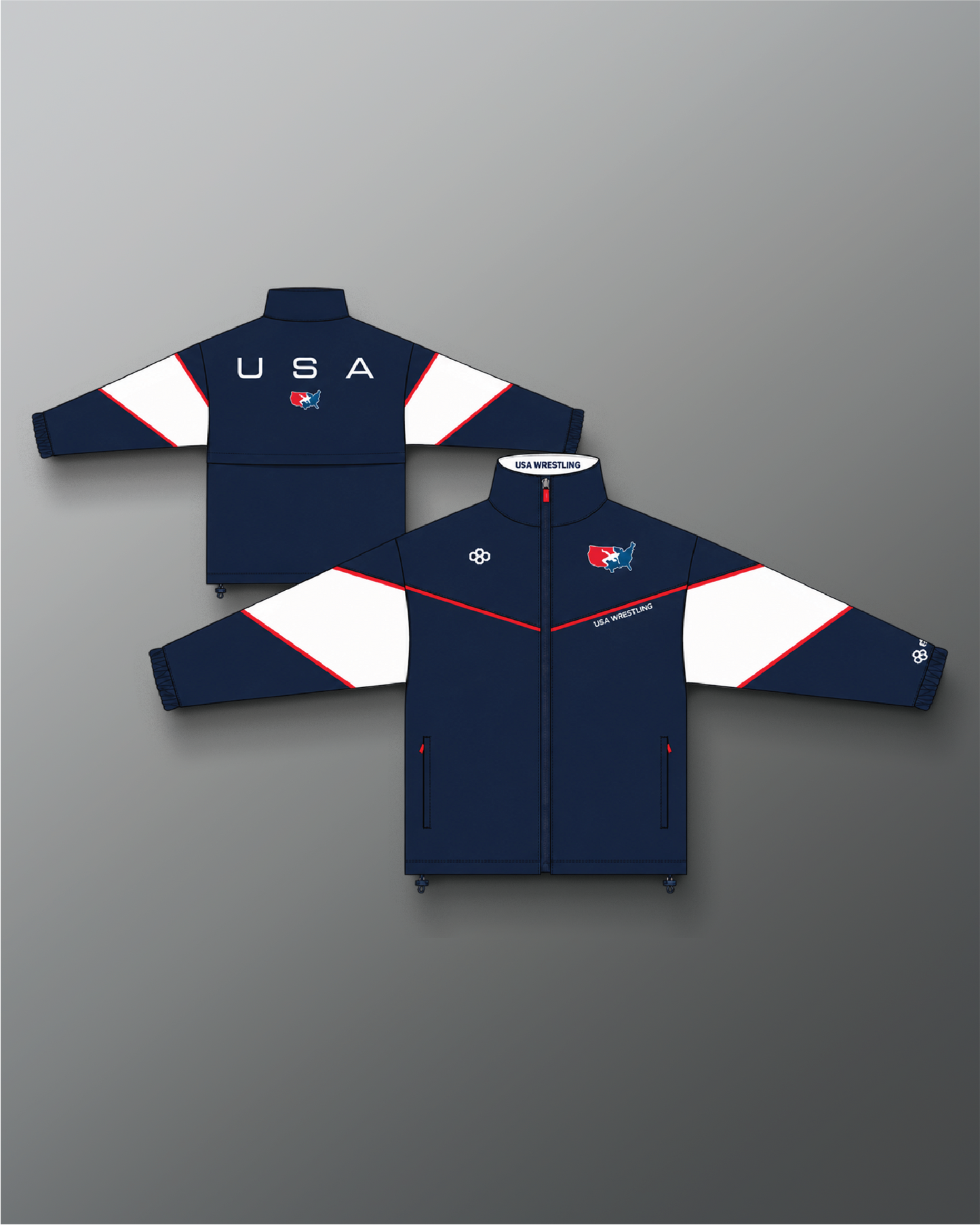 VIK - USA Wrestling Full Zip Movement Podium Jacket