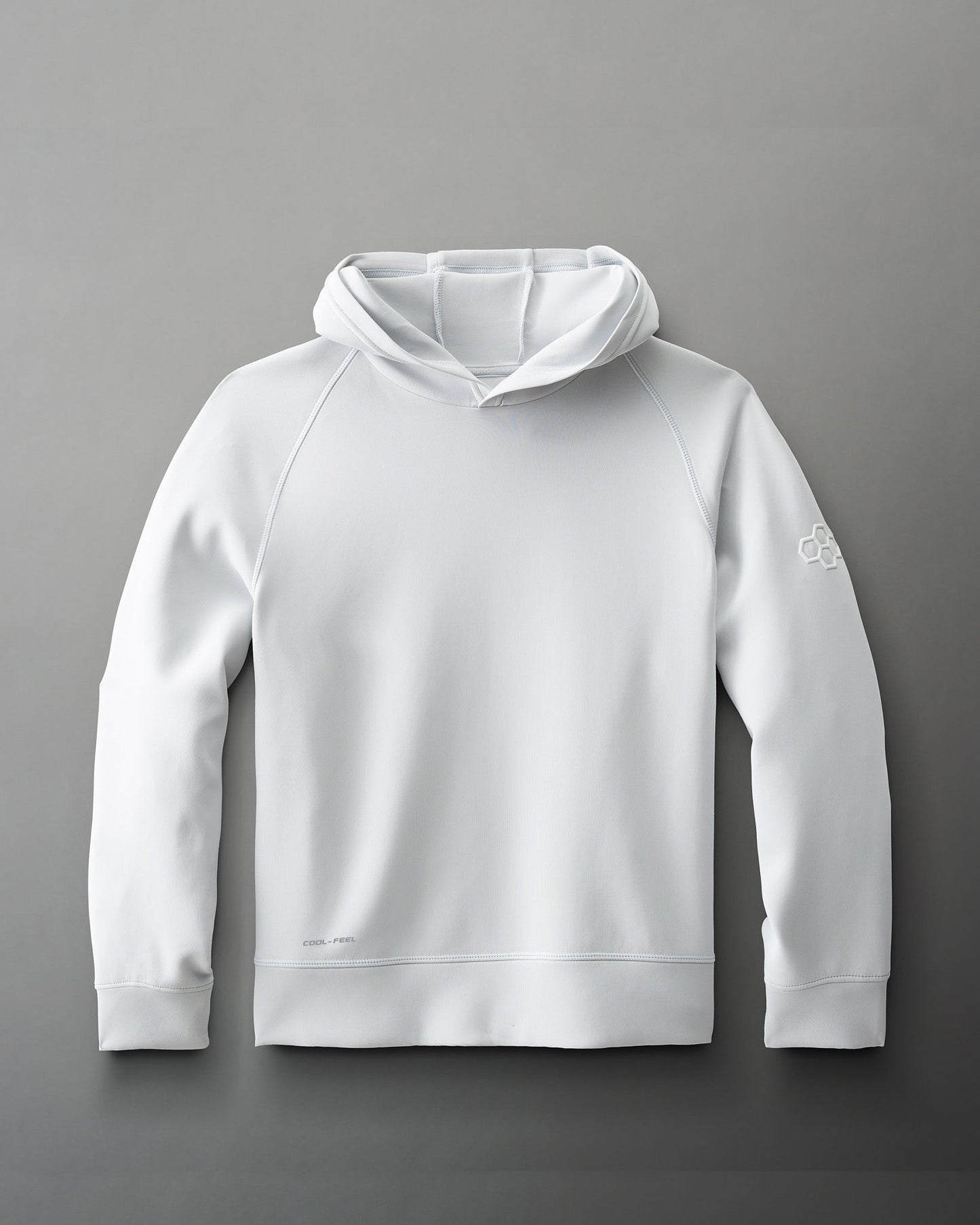 Sweat à capuche RUDIS COOL-FEEL pour jeunes - Gris lunaire