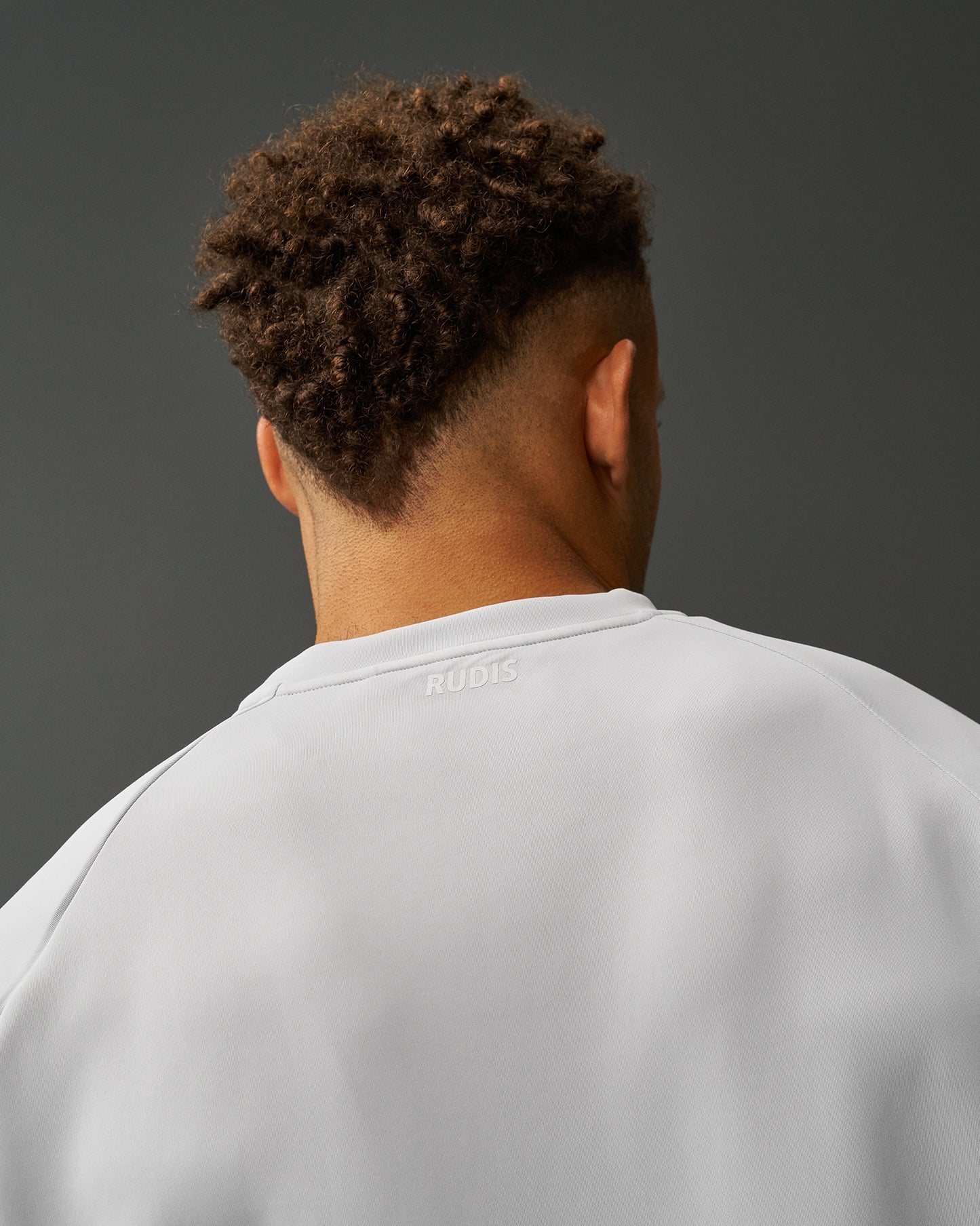 Pull ras du cou RUDIS COOL-FEEL - Gris lunaire