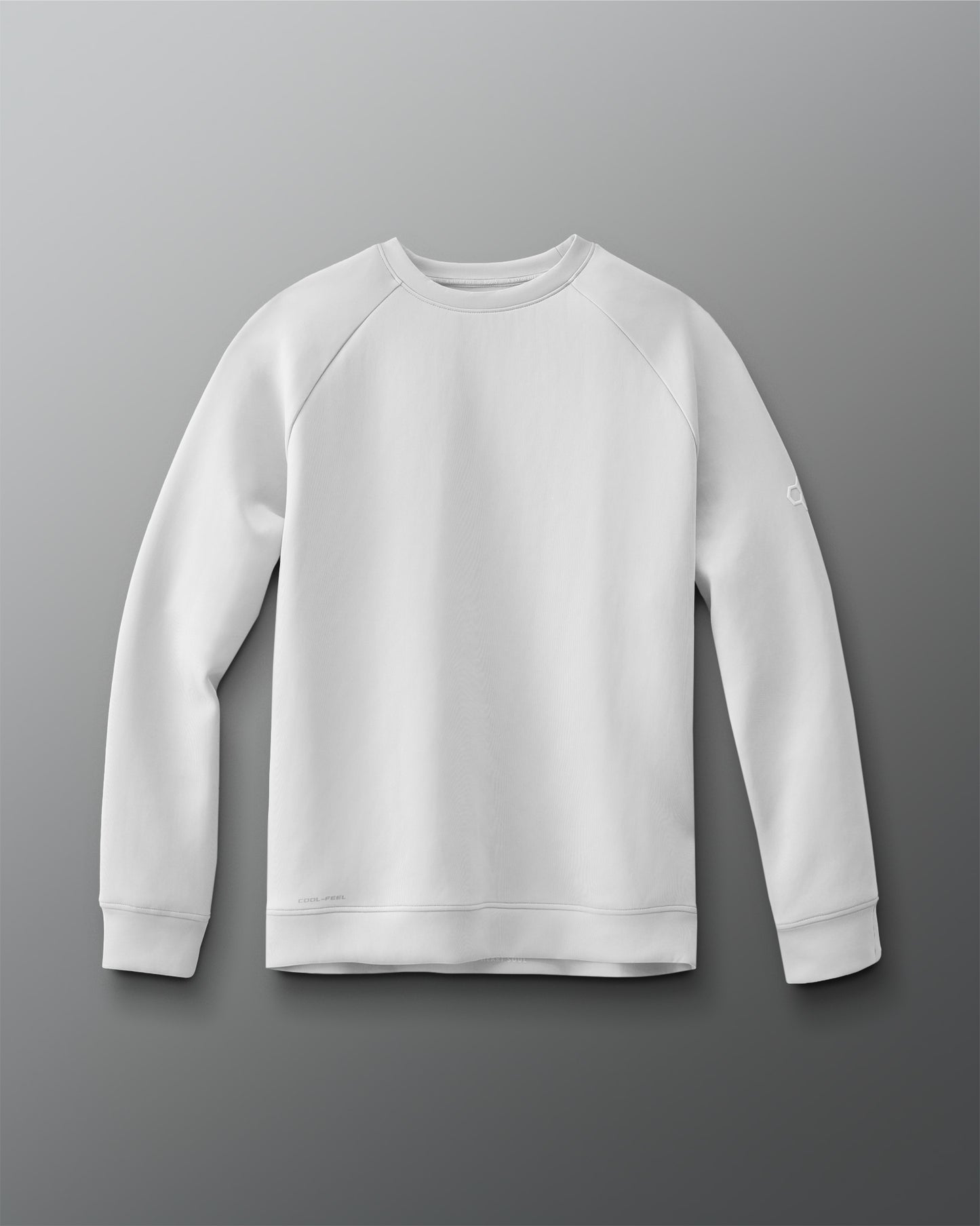 Pull ras du cou RUDIS COOL-FEEL - Gris lunaire
