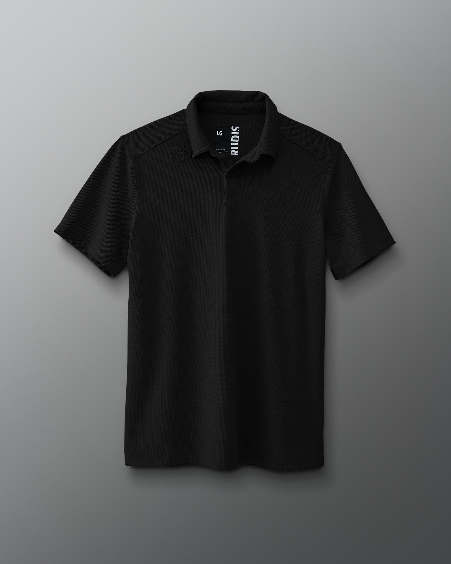 RUDIS Women's Go-To Hex Polo - Black
