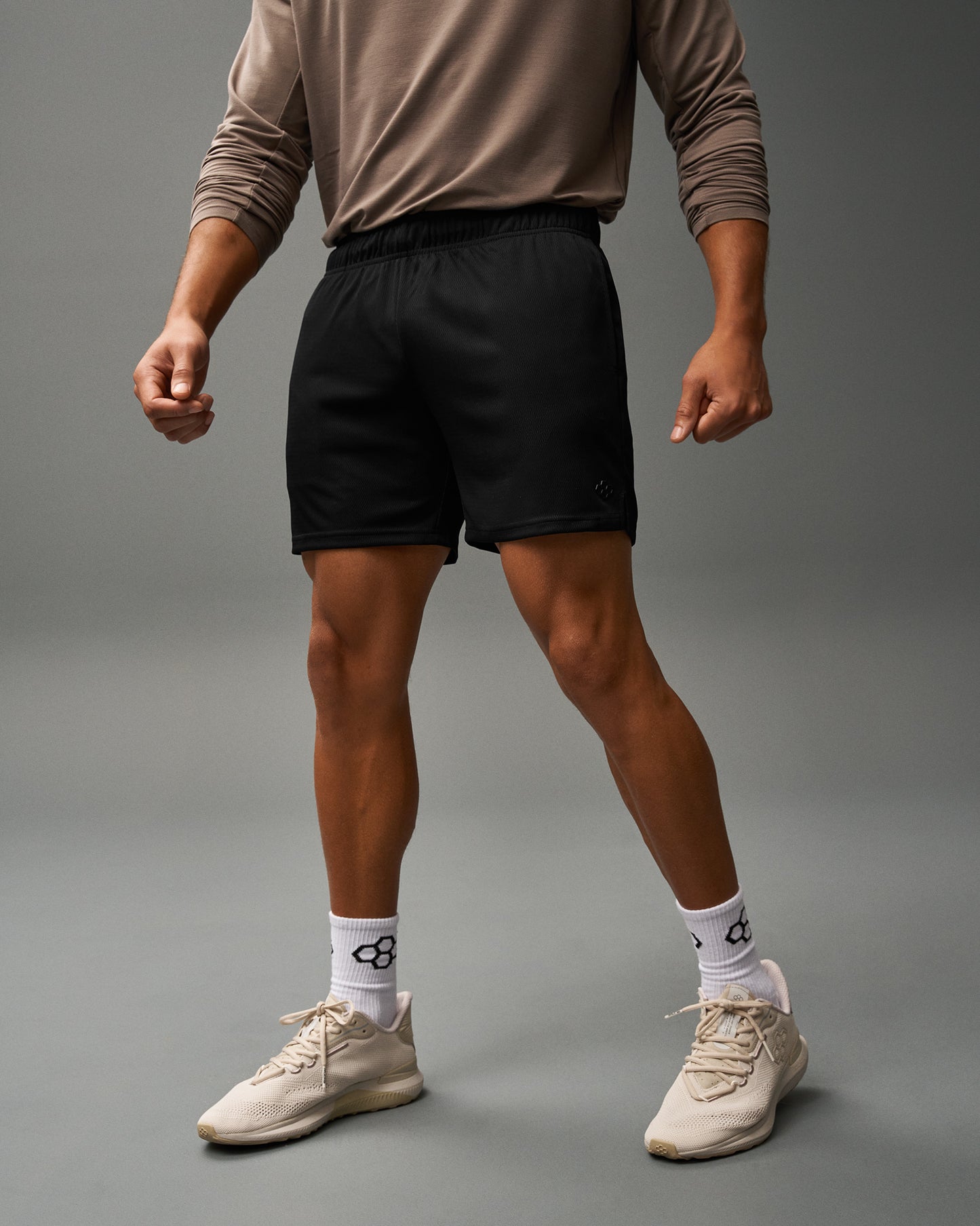 Short en maille RUDIS 6" 2.0 - Noir