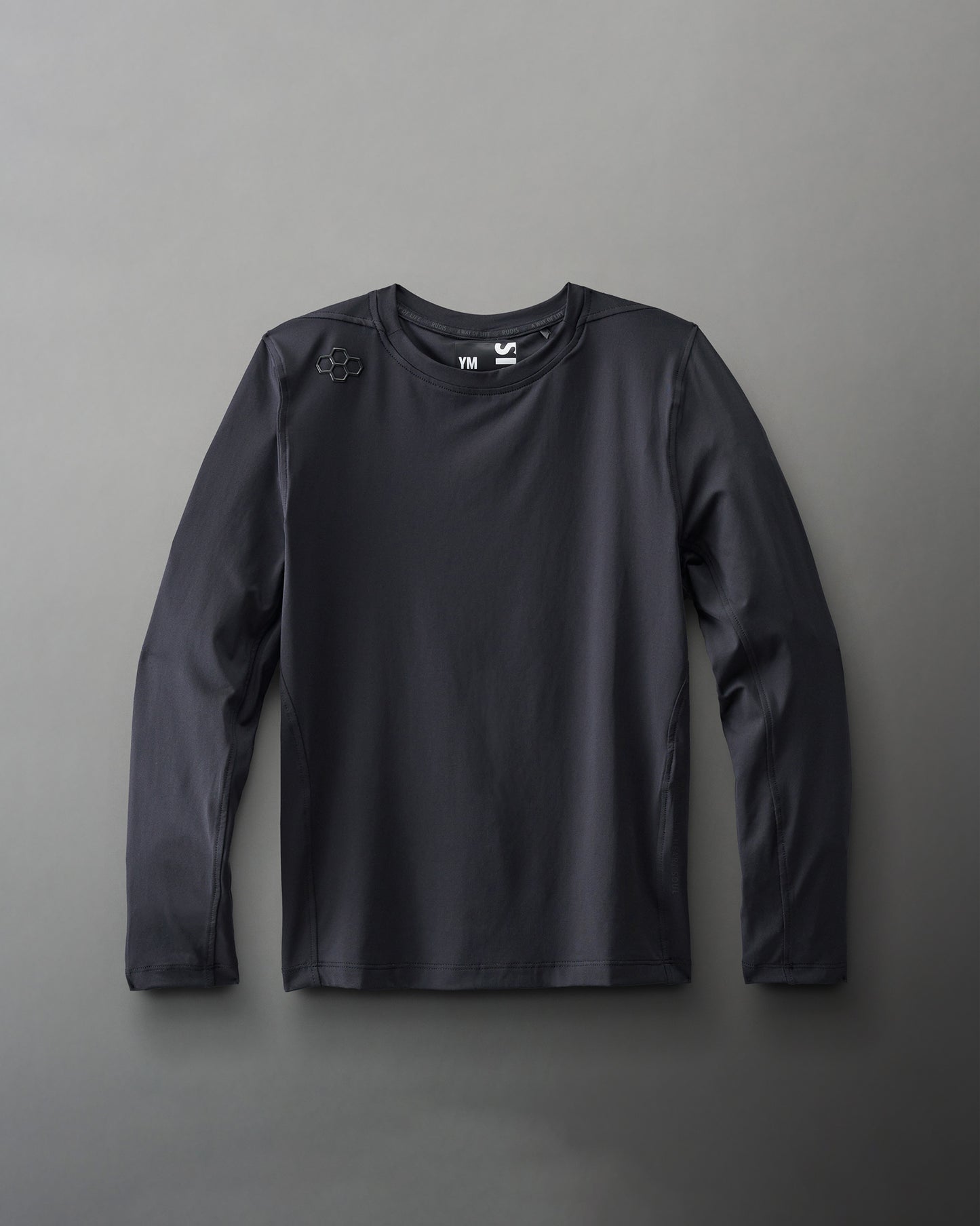 T-shirt à manches longues RUDIS Performance pour jeunes - Noir