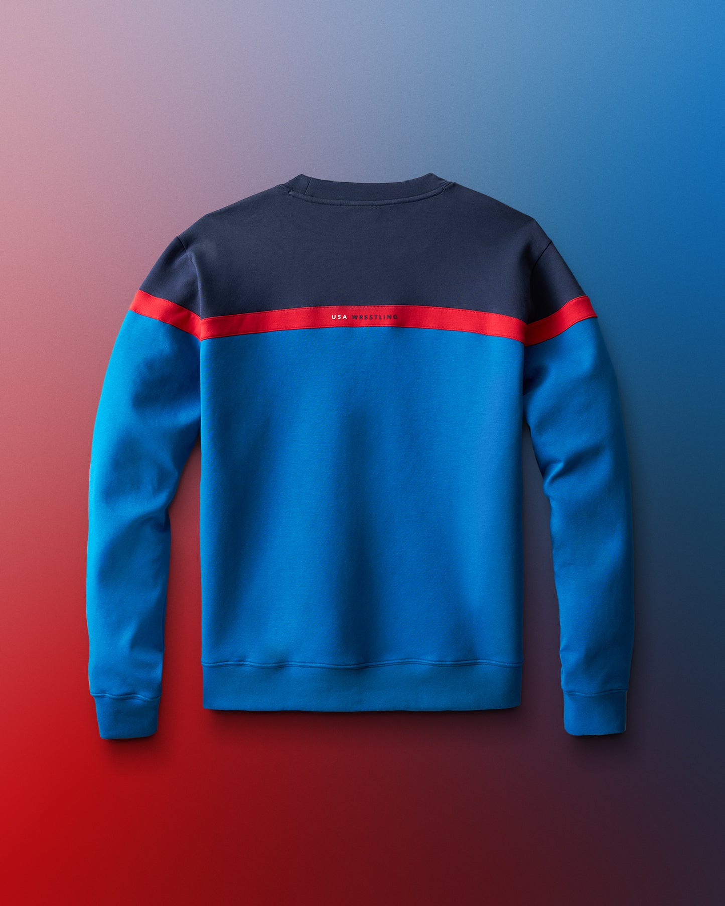 Pull ras du cou colorblock USA Wrestling