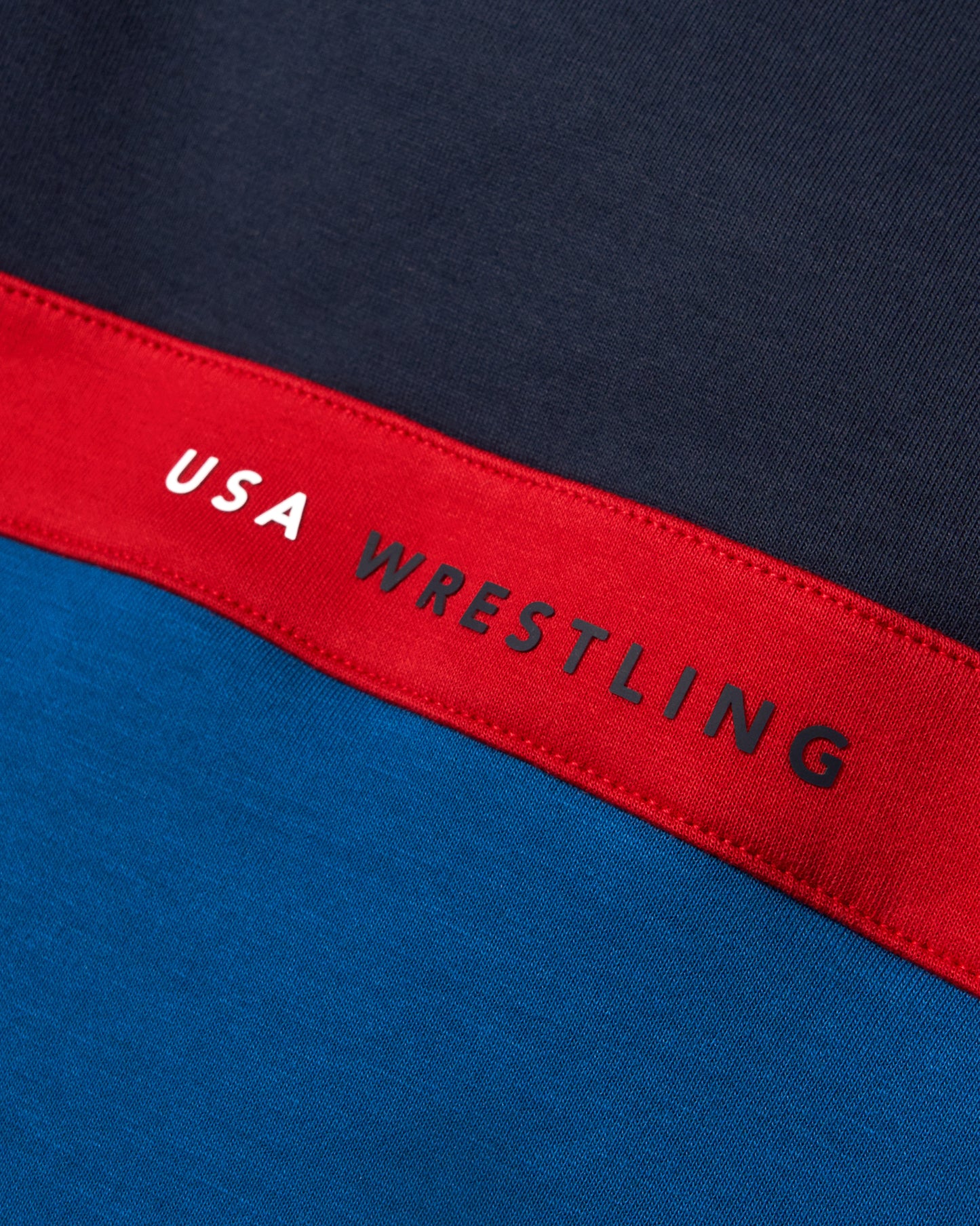 Pull ras du cou colorblock USA Wrestling