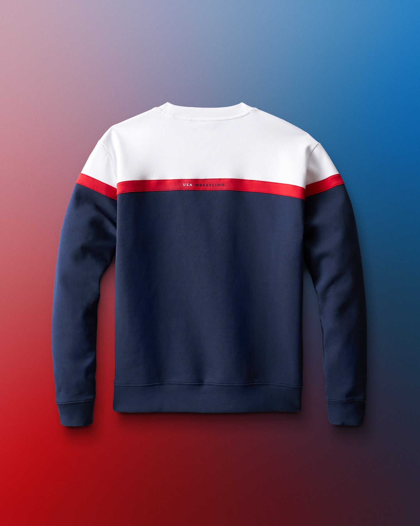Pull ras du cou colorblock USA Wrestling