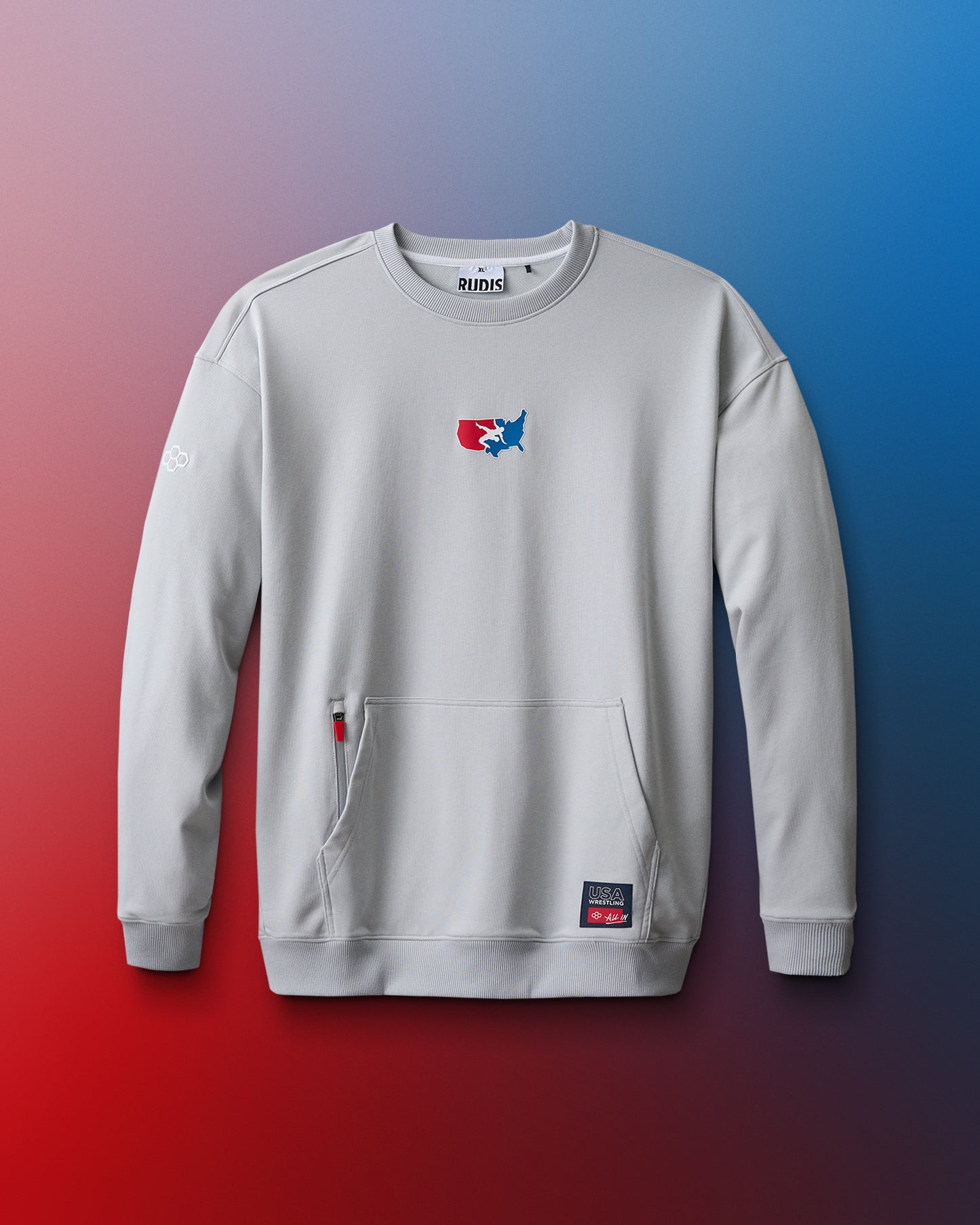 USA Wrestling Luxe Terry Crewneck