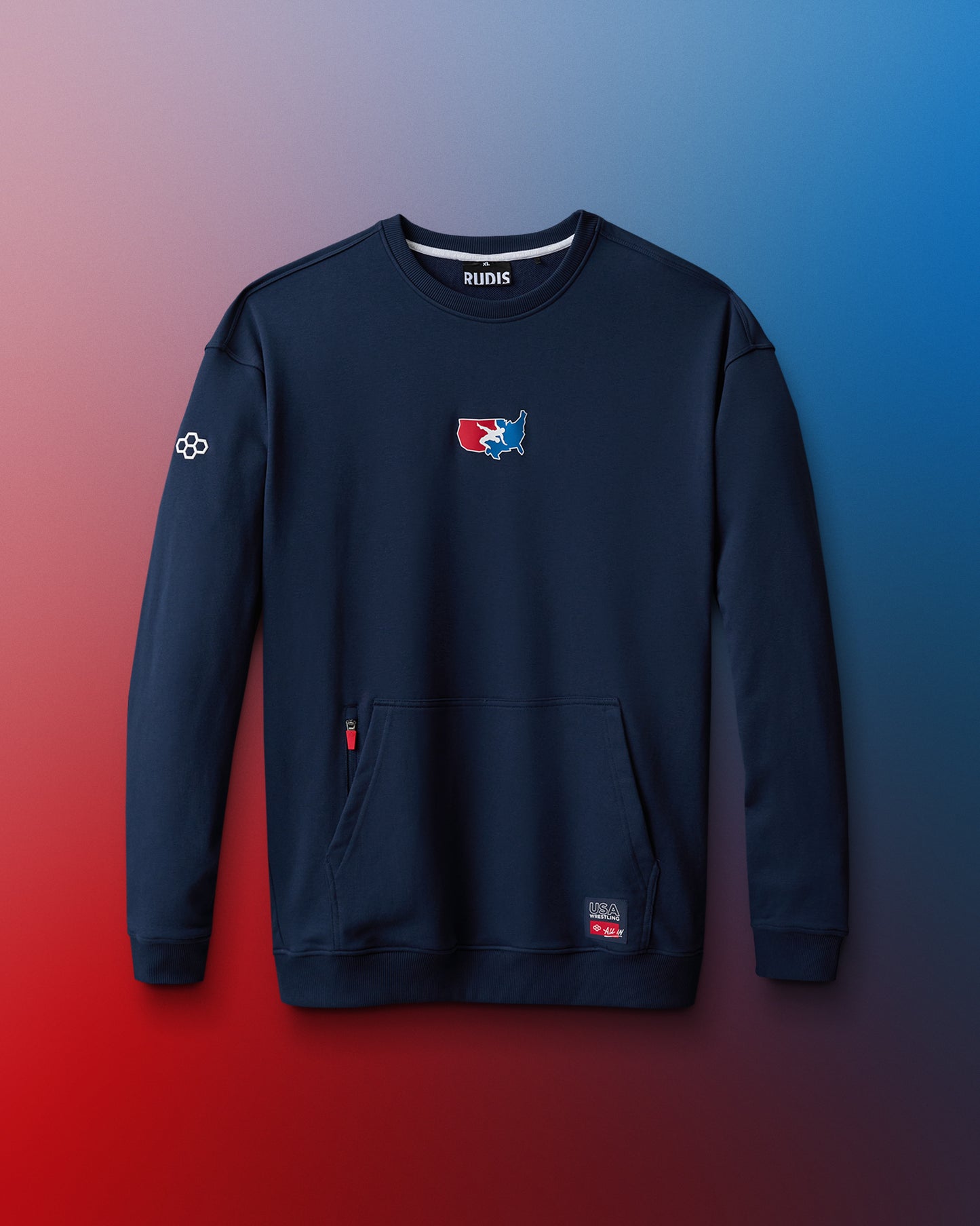 USA Wrestling Luxe Terry Crewneck