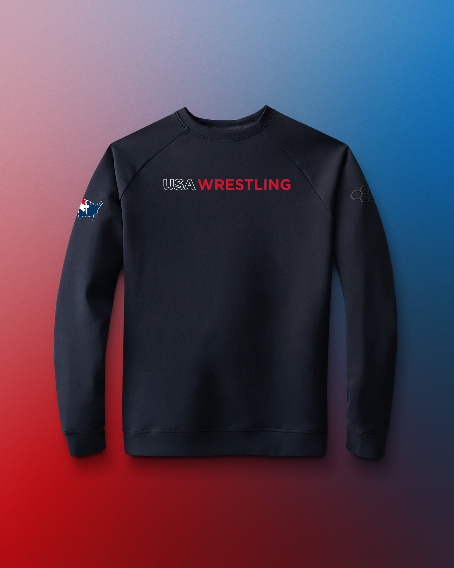 USA Wrestling Wordmark Ultimate Crewneck