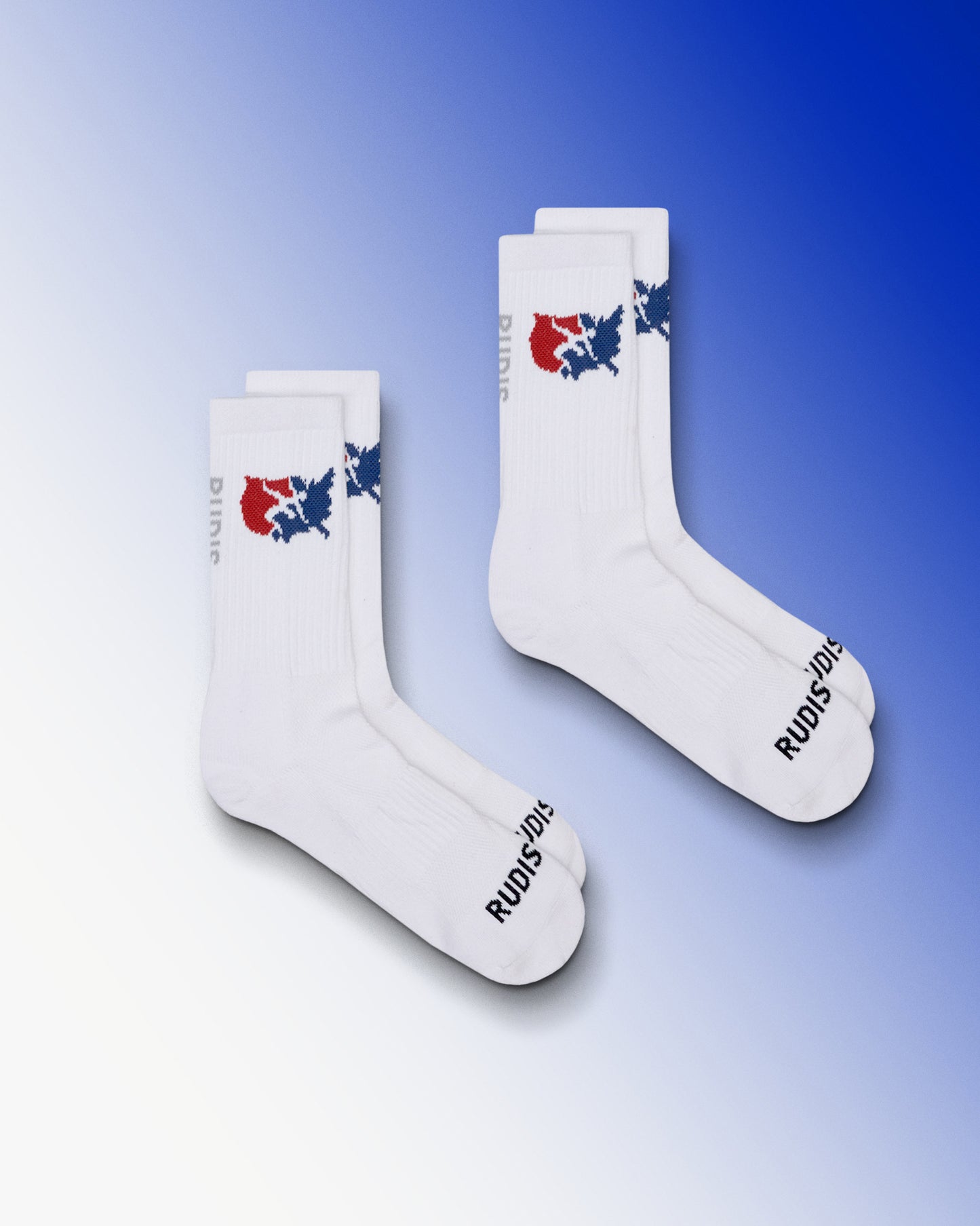 USA Wrestling White Knit Essential Socks (2 Pair)