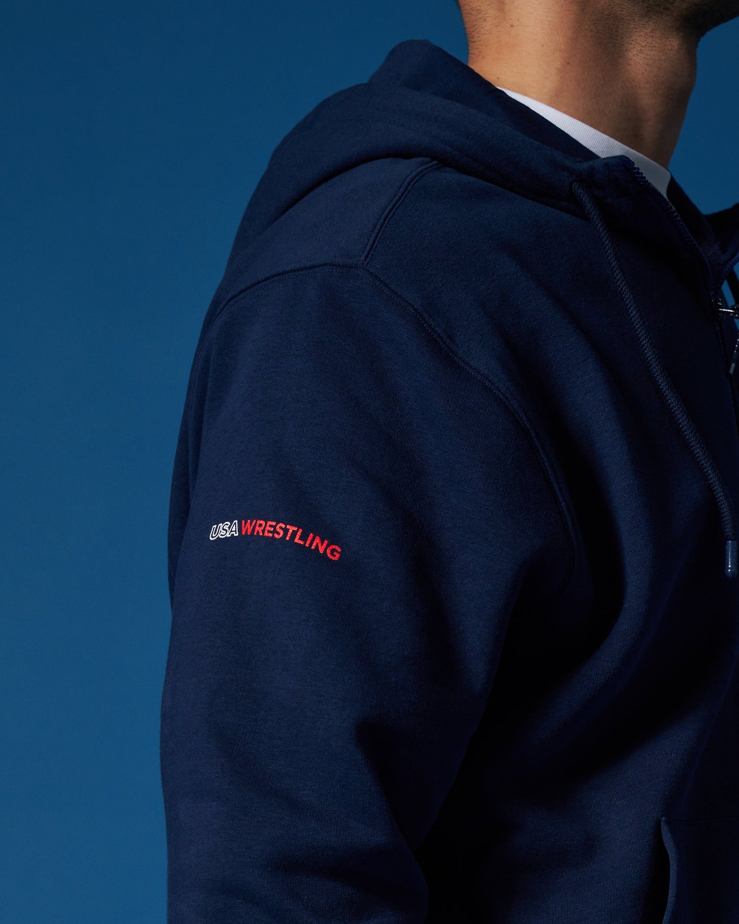 USA Wrestling Logo Comfort Fleece Full Zip