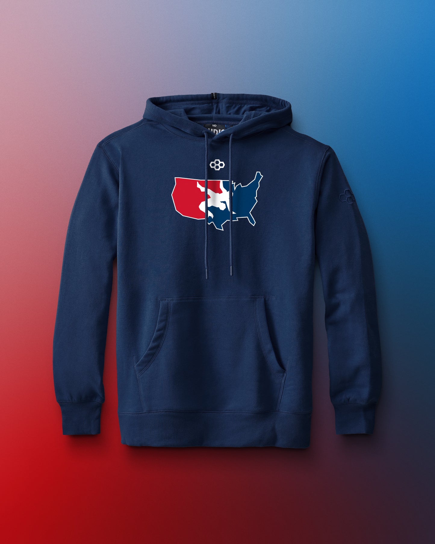 USA Wrestling Logo Comfort Fleece Hoodie