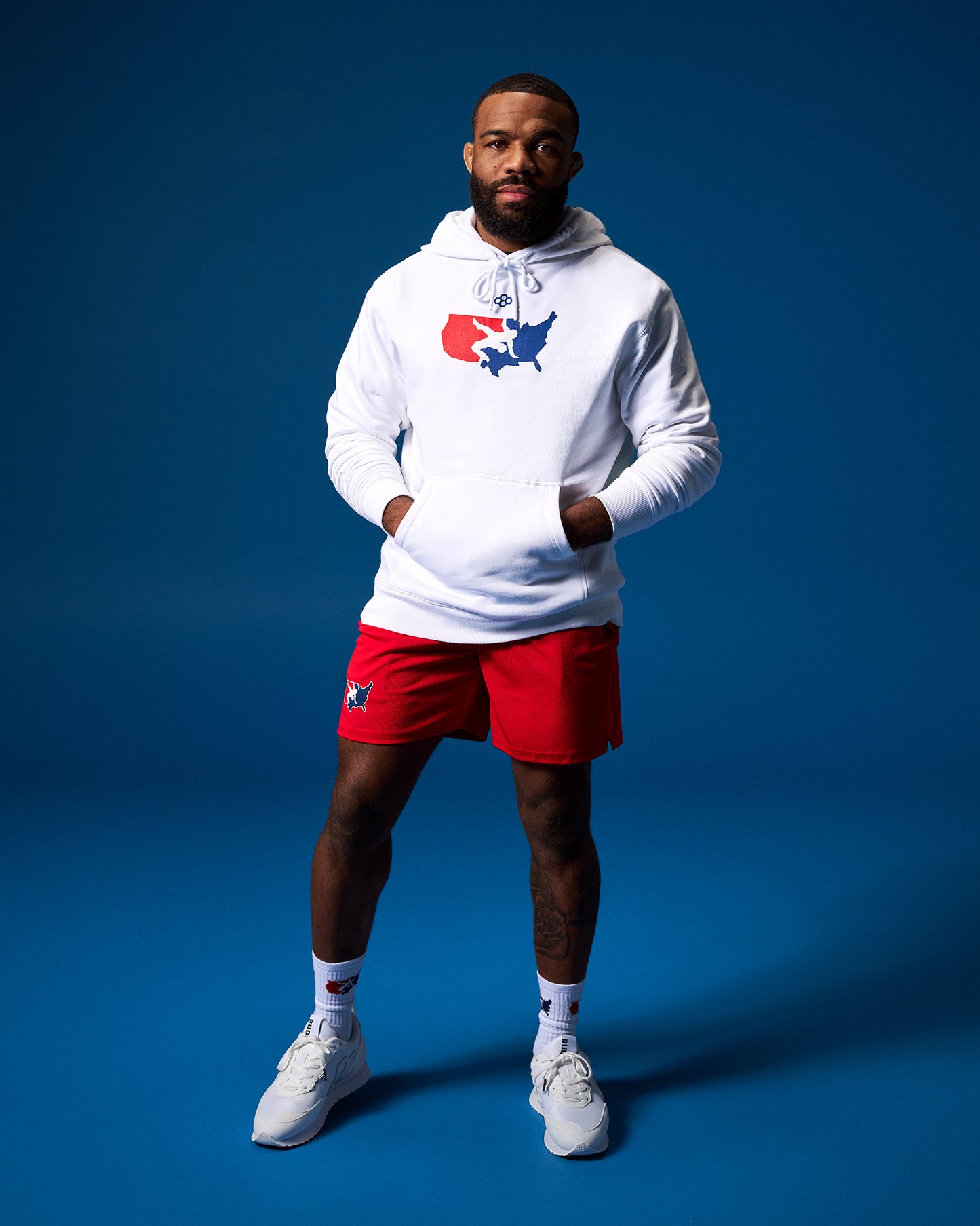 USA Wrestling Logo Comfort Fleece Hoodie