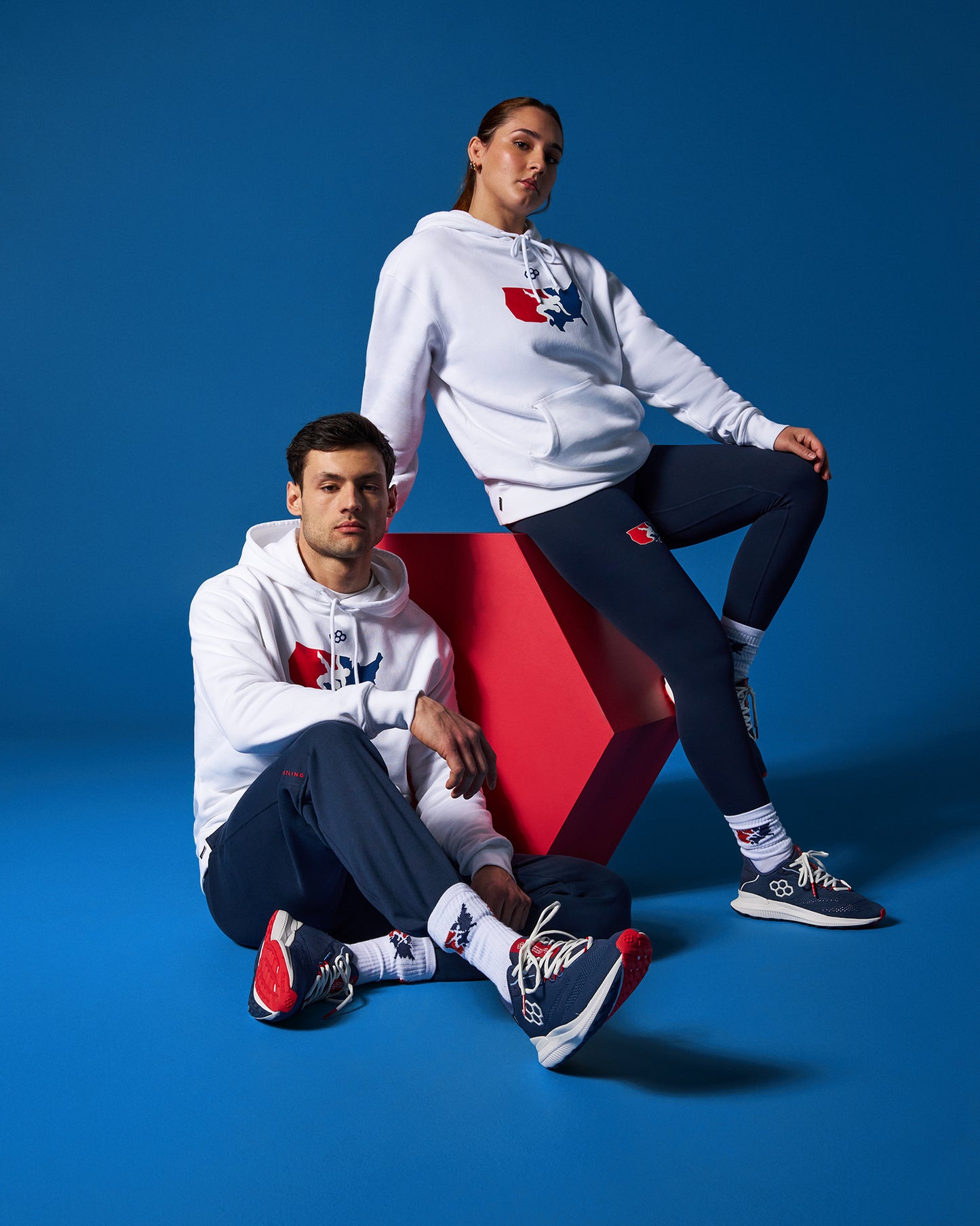 USA Wrestling Logo Comfort Fleece Hoodie