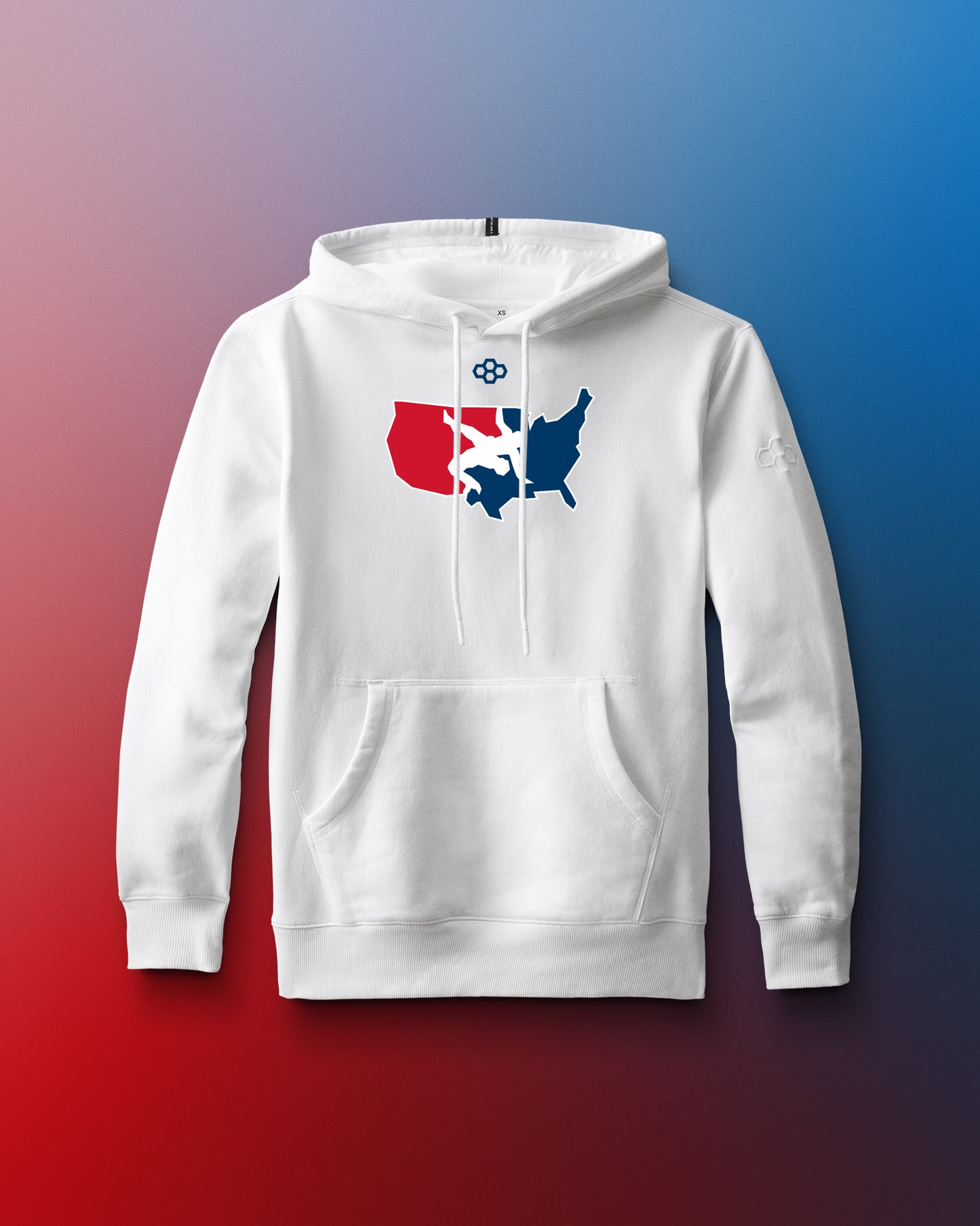 USA Wrestling Logo Comfort Fleece Hoodie