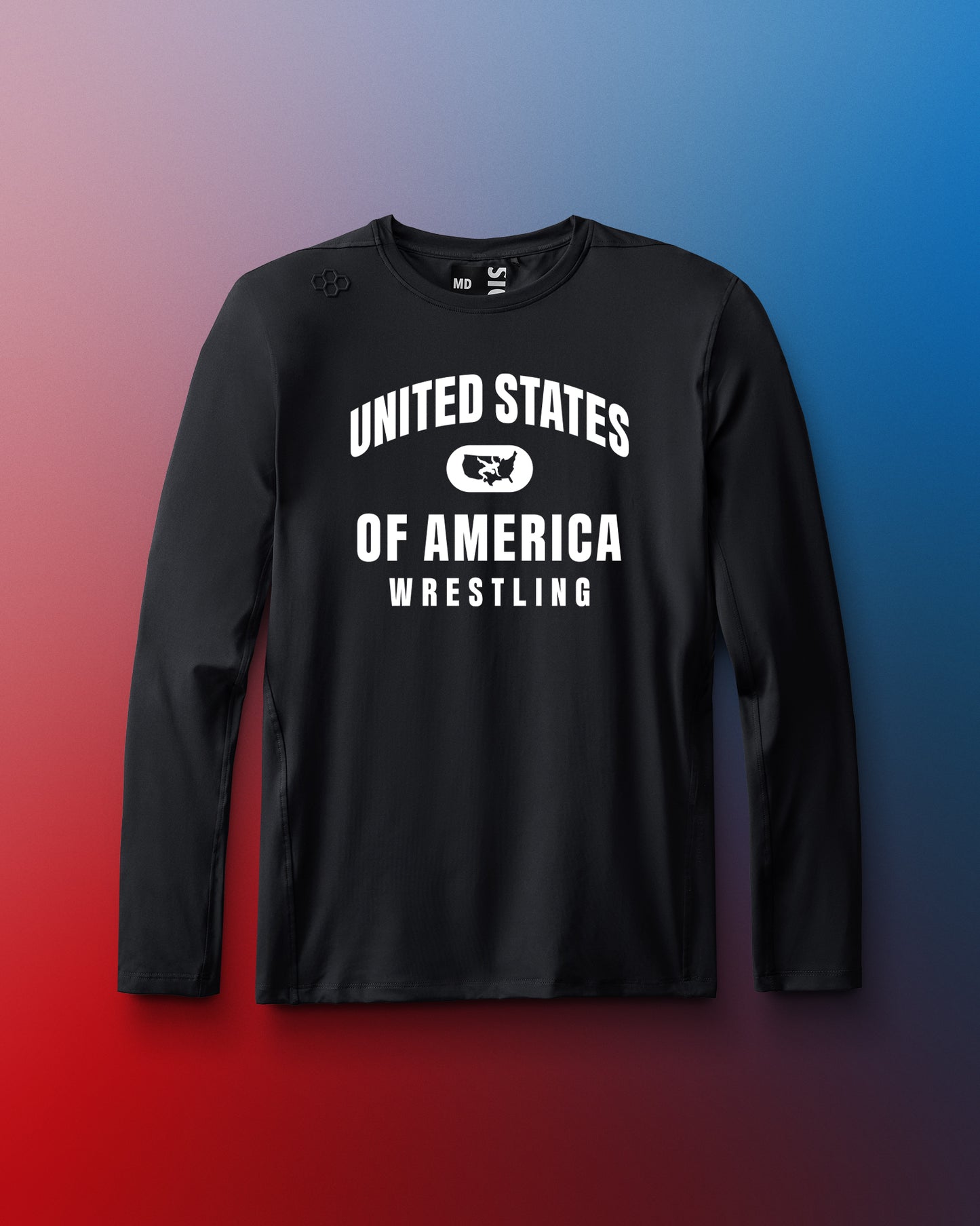 United States of America Wrestling Performance Long Sleeve