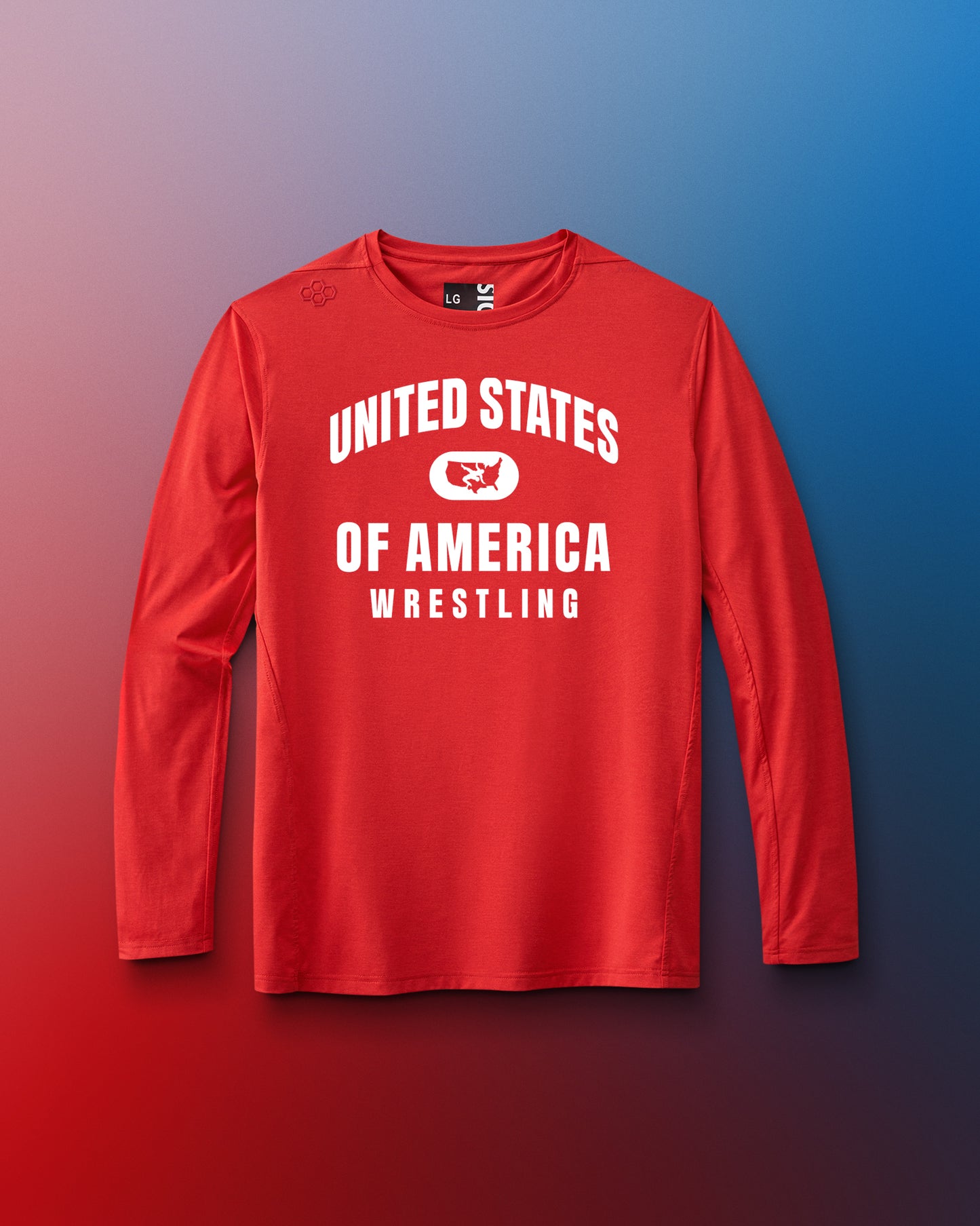United States of America Wrestling Performance Long Sleeve