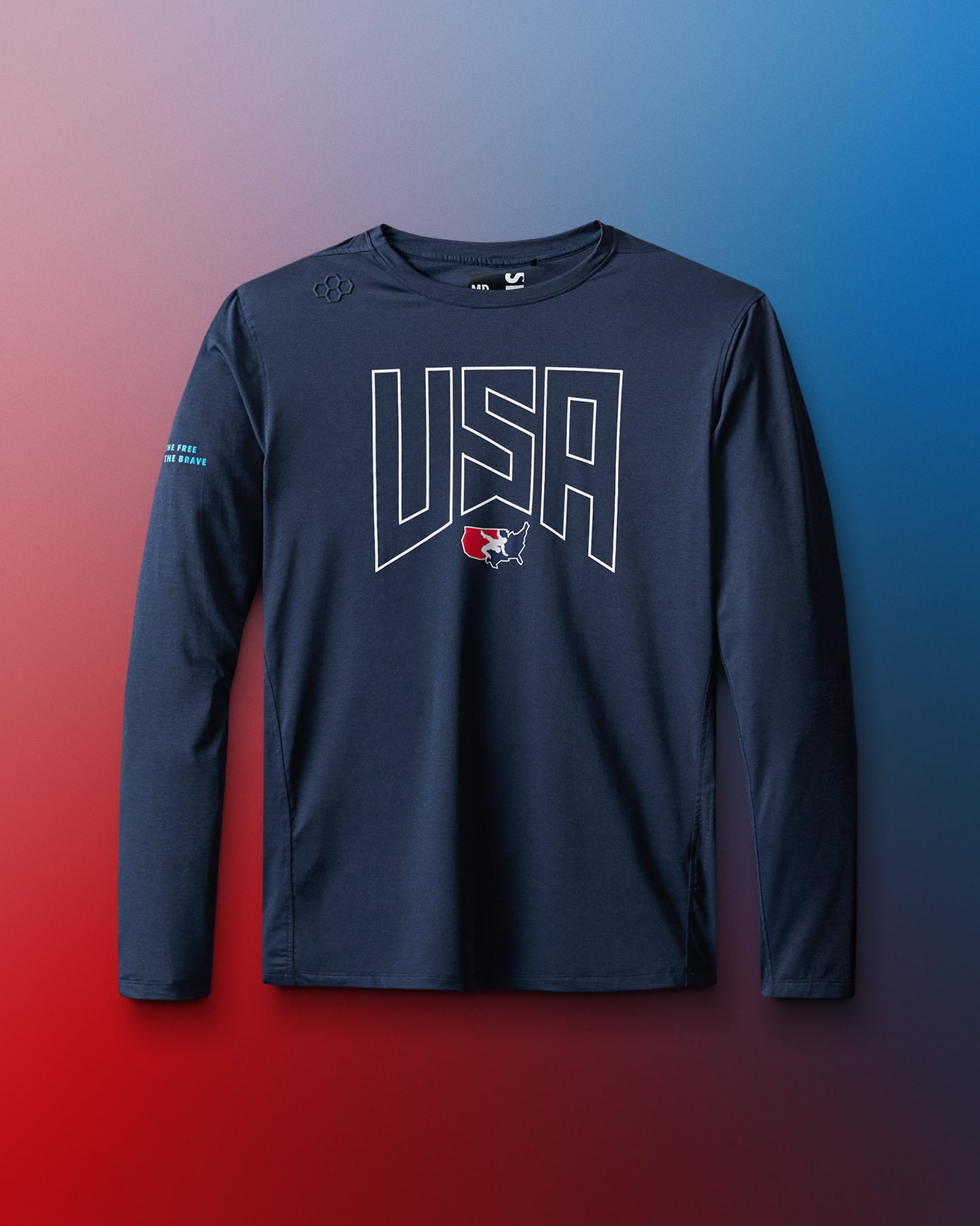 USAW USA Performance Heather Long Sleeve