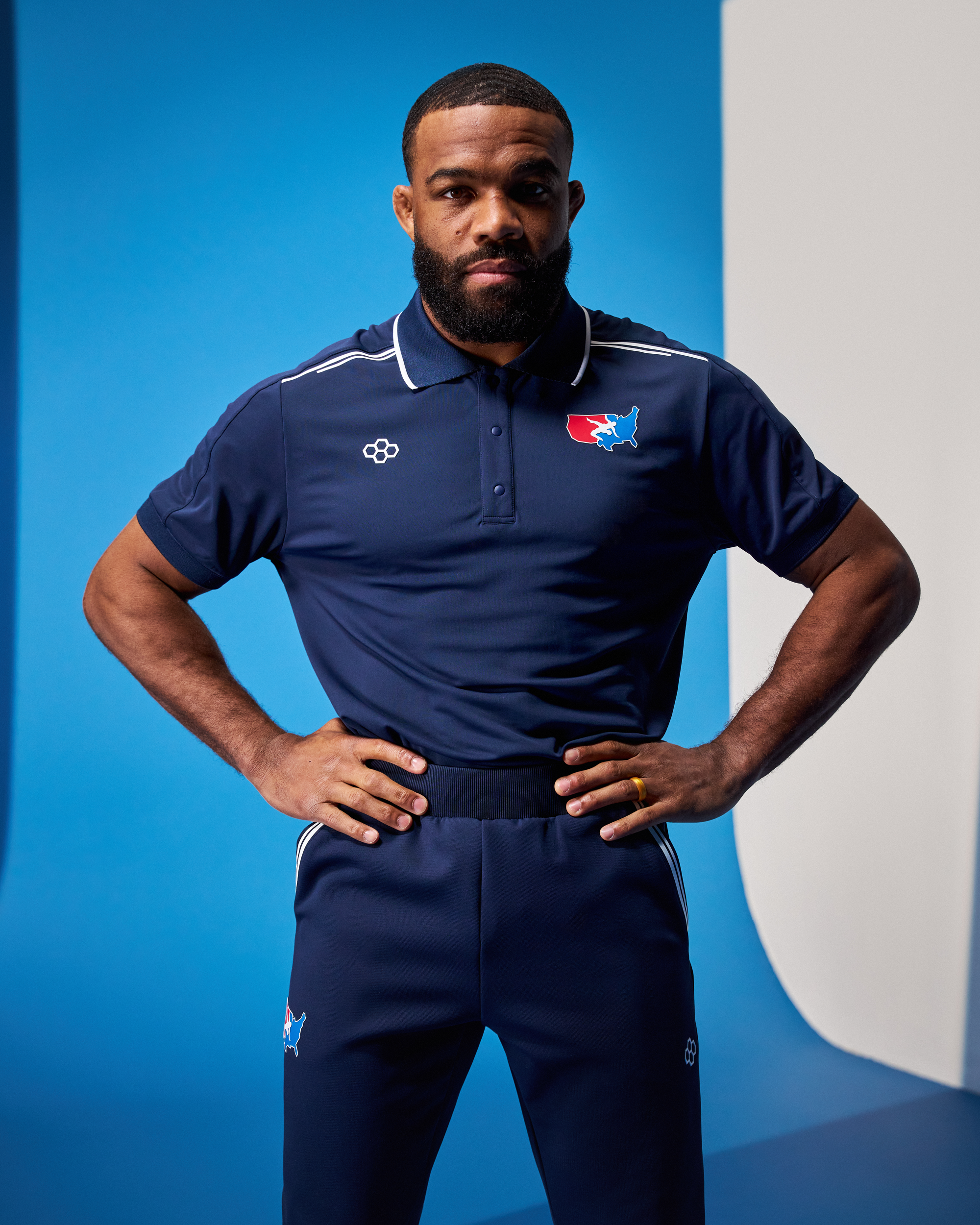 USA Wrestling Chronicle Elite Snap Polo for Men | RUDIS USA Wrestling Chronicle Elite Snap Polo for Men | RUDIS