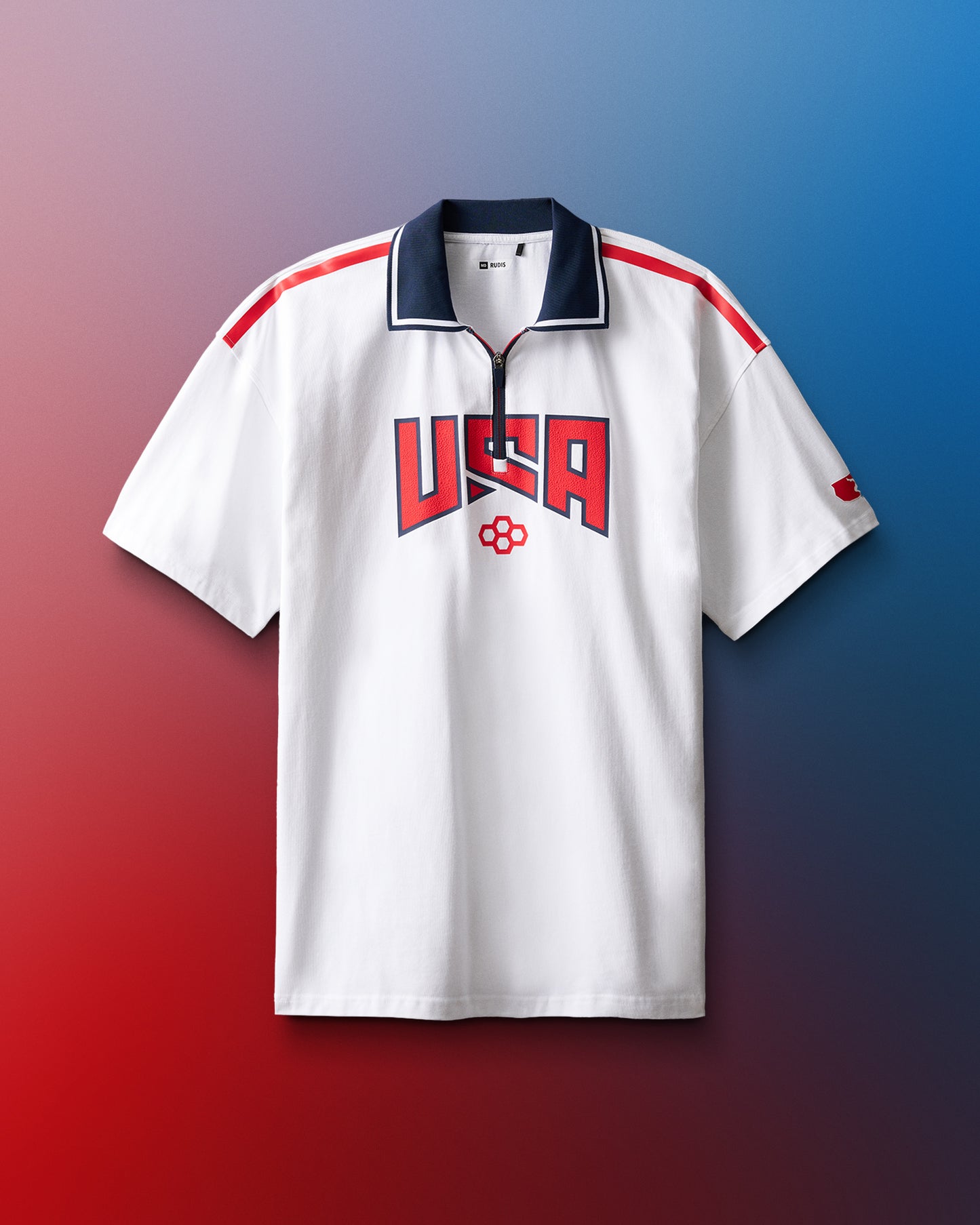 USA Wrestling Zip Polo
