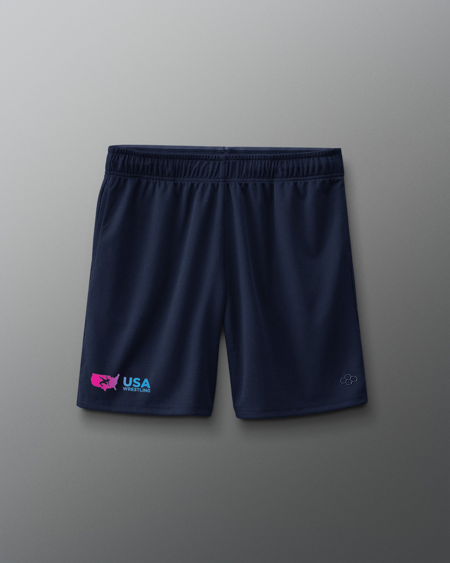 Short en maille dégradé de 6 pouces de USA Wrestling