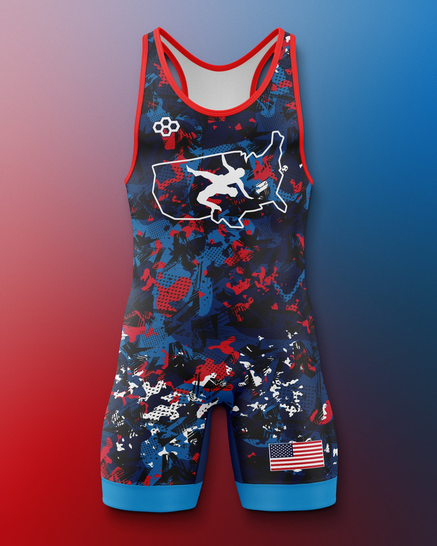 USAW Scatter Icon 2.0 Elite Singlet