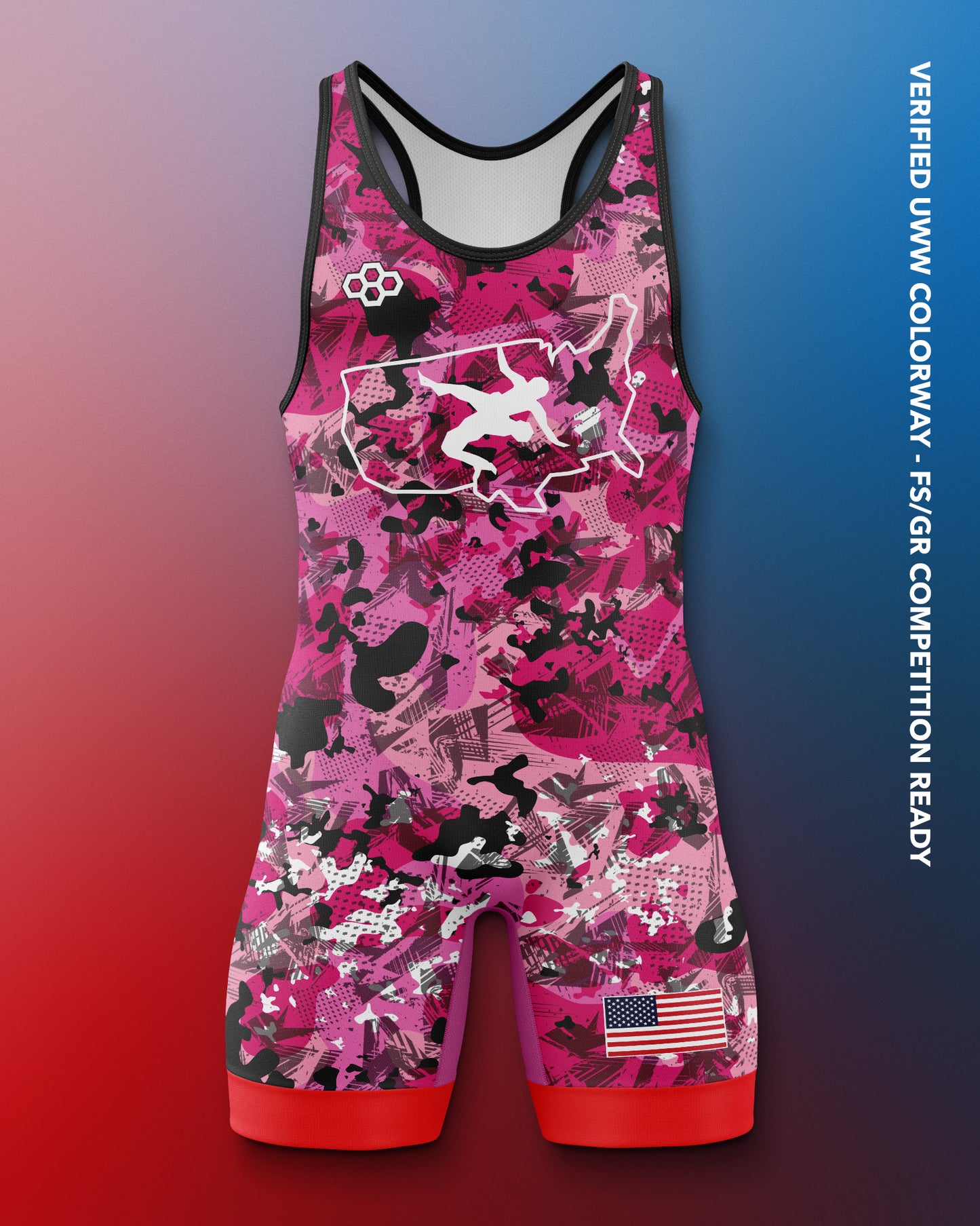 USAW Scatter Icon 2.0 Elite Singlet