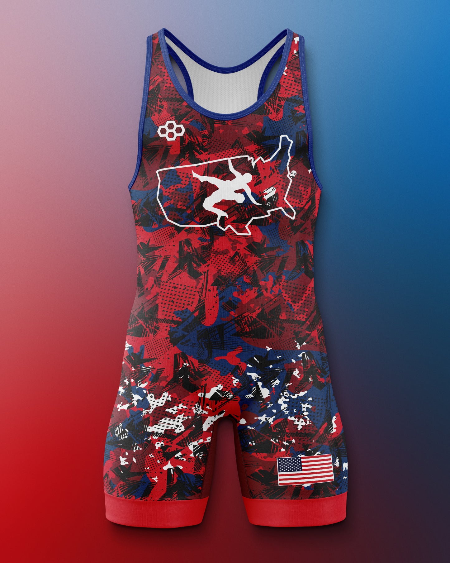 USAW Scatter Icon 2.0 Elite Singlet