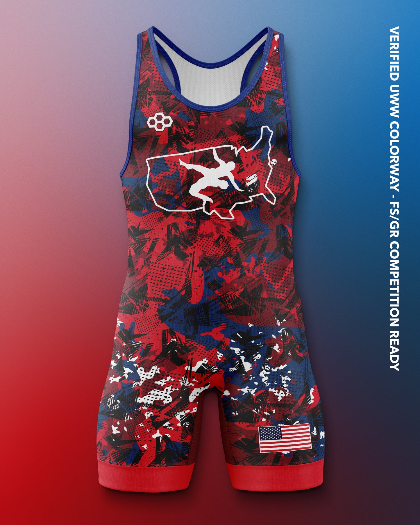 USAW Scatter Icon 2.0 Elite Singlet