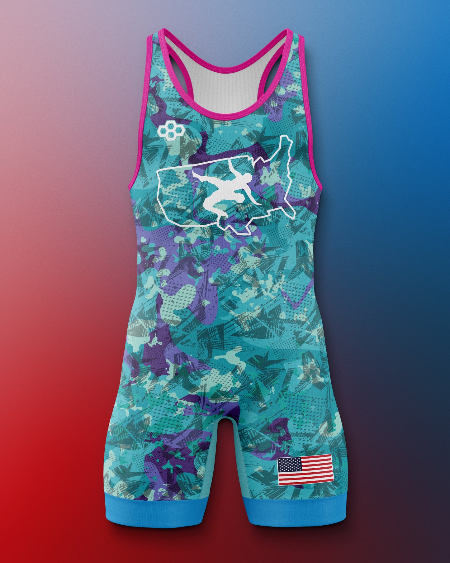 USAW Scatter Icon 2.0 Elite Singlet