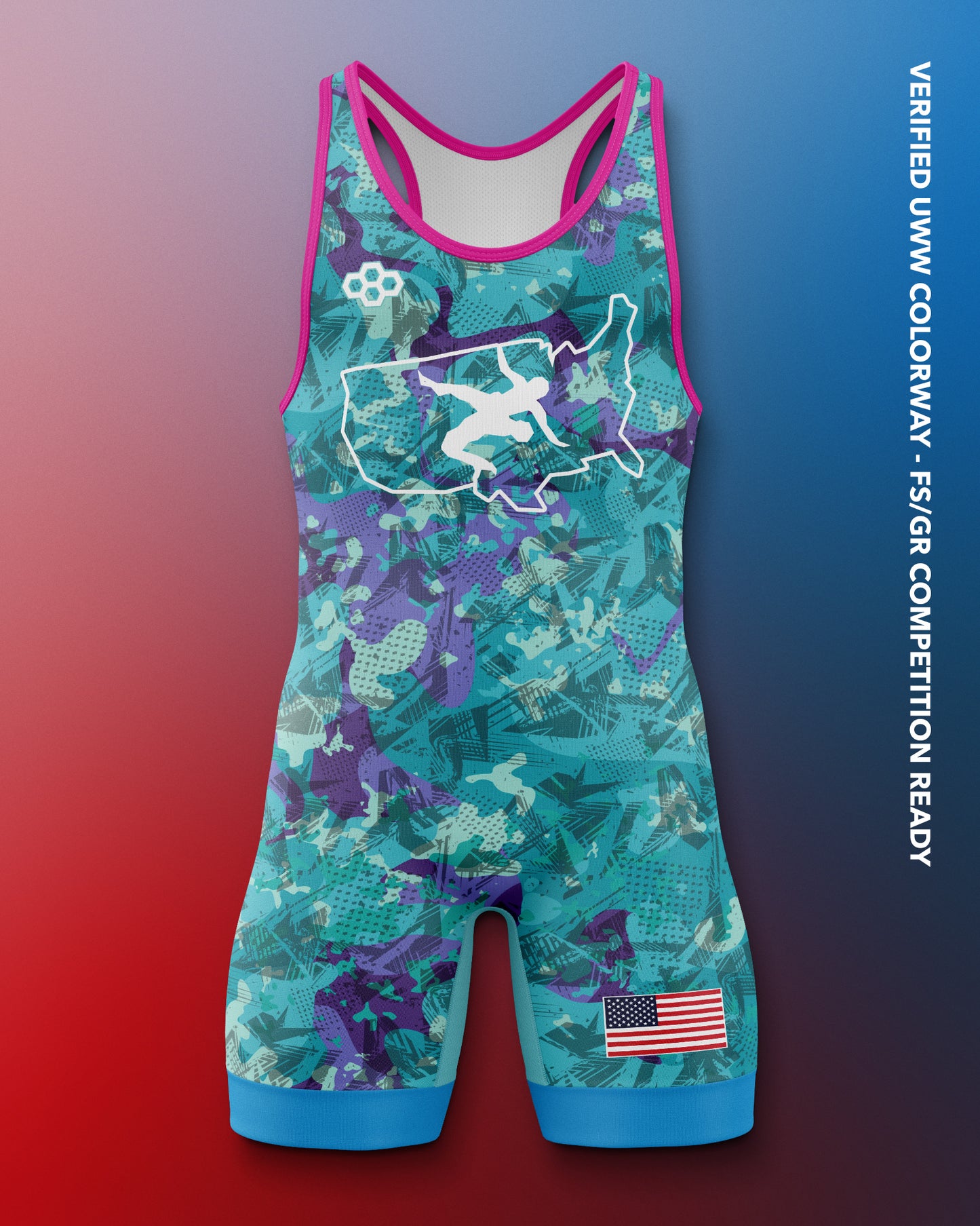 USAW Scatter Icon 2.0 Elite Singlet
