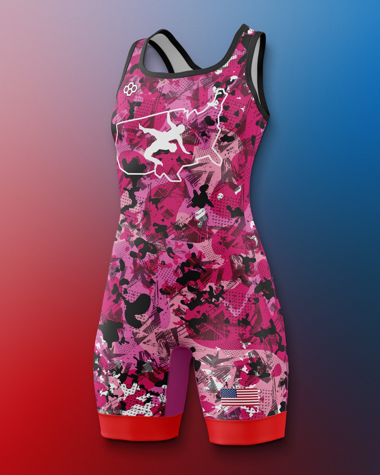 USAW Scatter Icon Women's 2.0 Elite Singlet