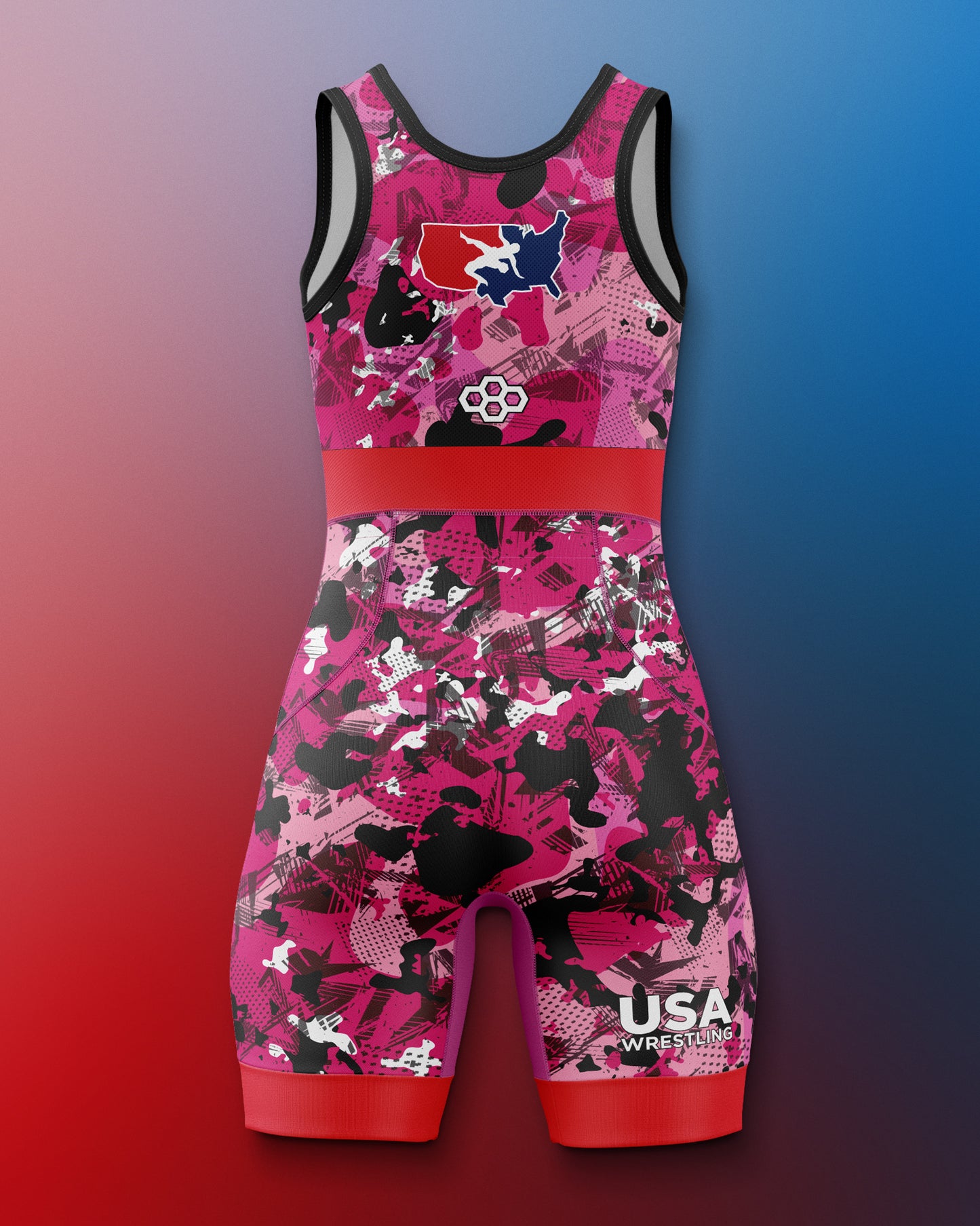 USAW Scatter Icon Women's 2.0 Elite Singlet