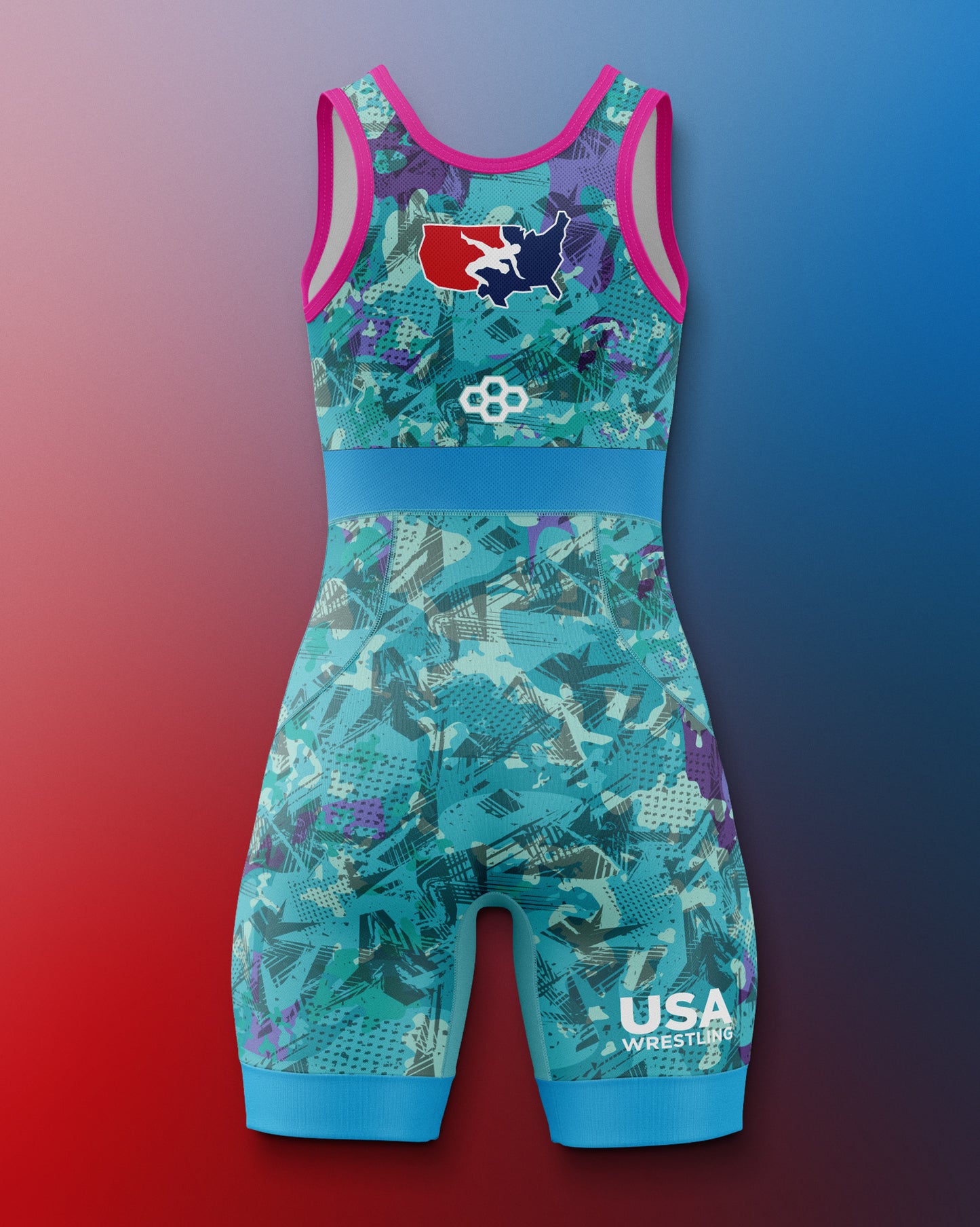 USAW Scatter Icon Women's 2.0 Elite Singlet