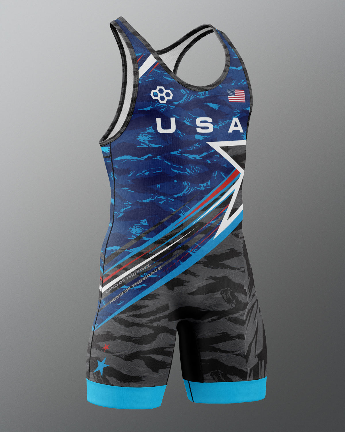 USA Wrestling Shooting Star Youth Elite 2.0 Singlet