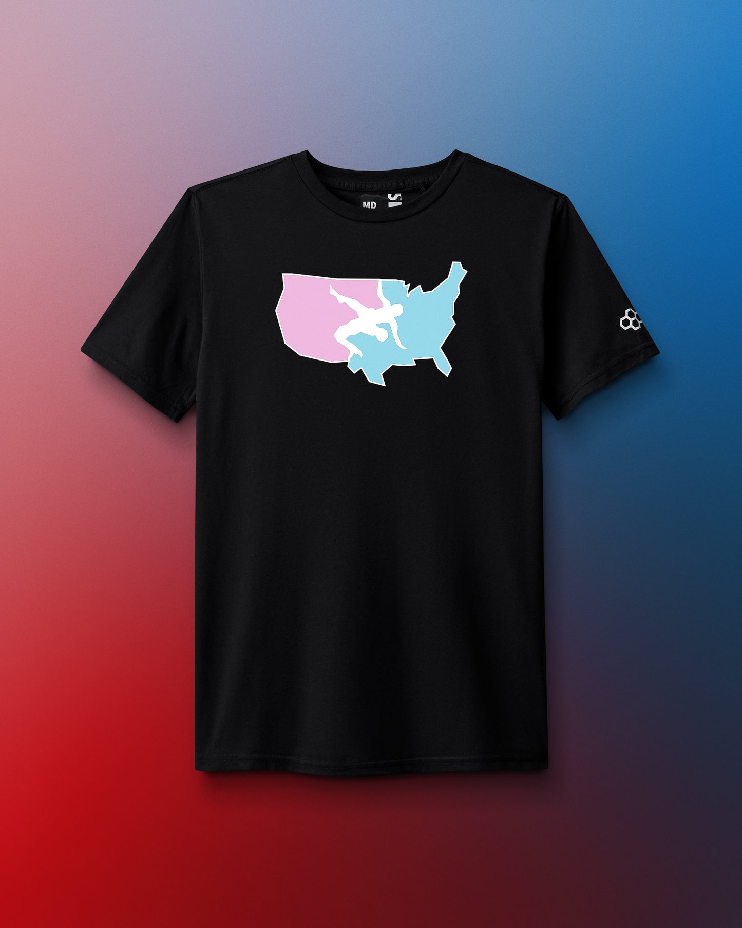 USA Wrestling Logo Elite Super Soft T-Shirt