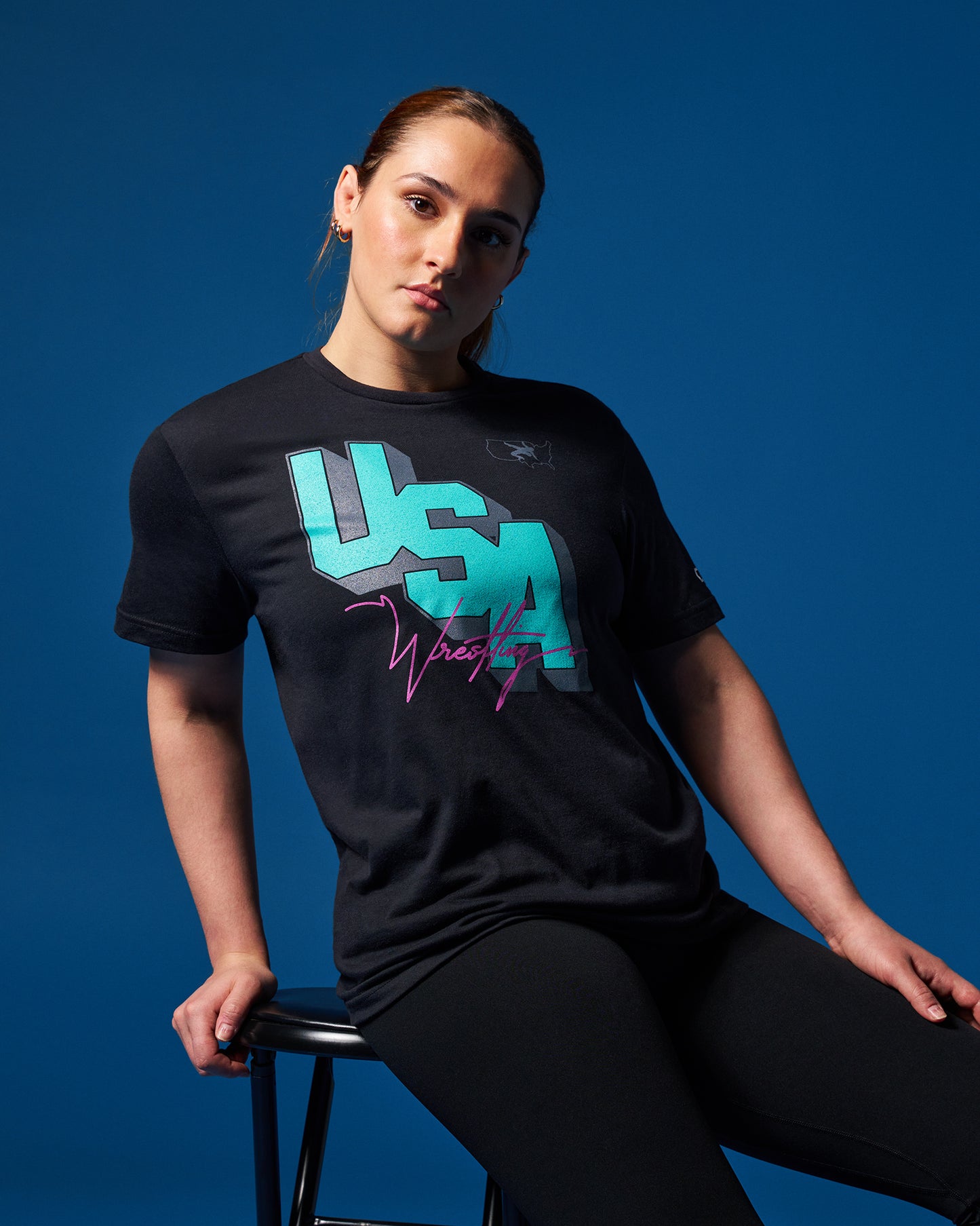 USA Wrestling Block Elite Super Soft T-Shirt