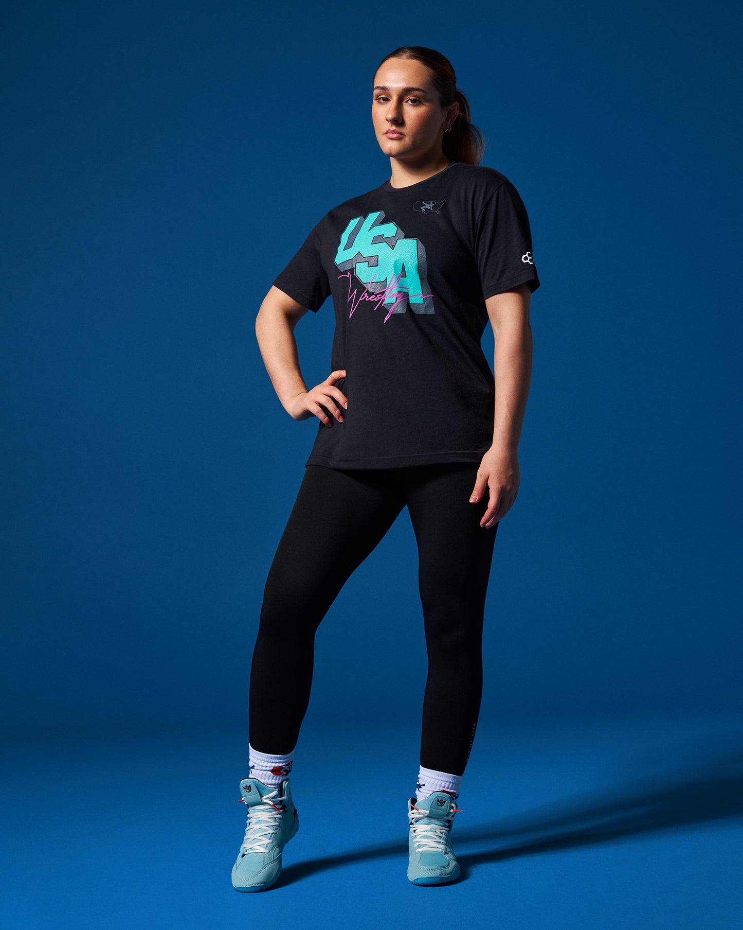 USA Wrestling Block Elite Super Soft T-Shirt