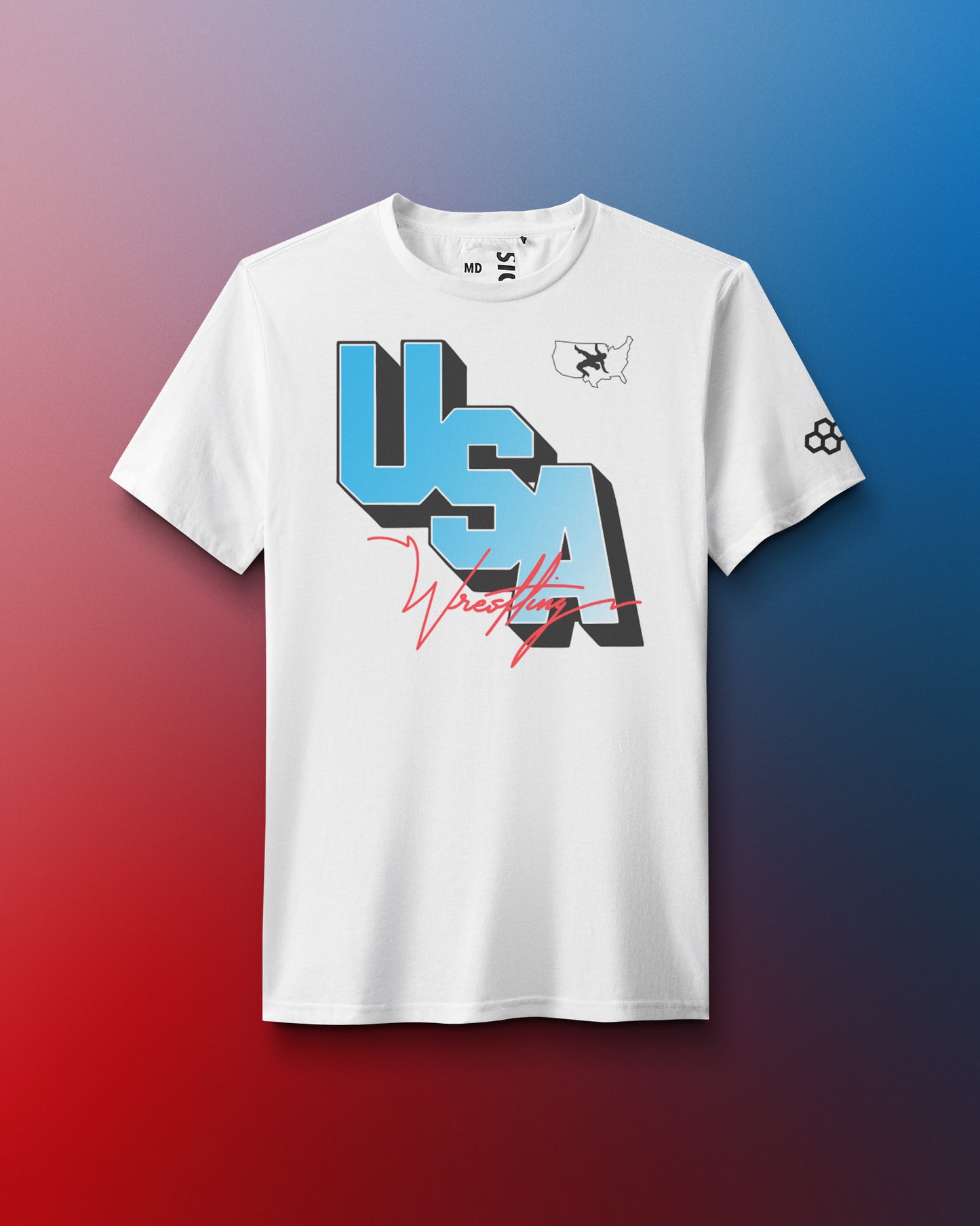 USA Wrestling Block Elite Super Soft T-Shirt